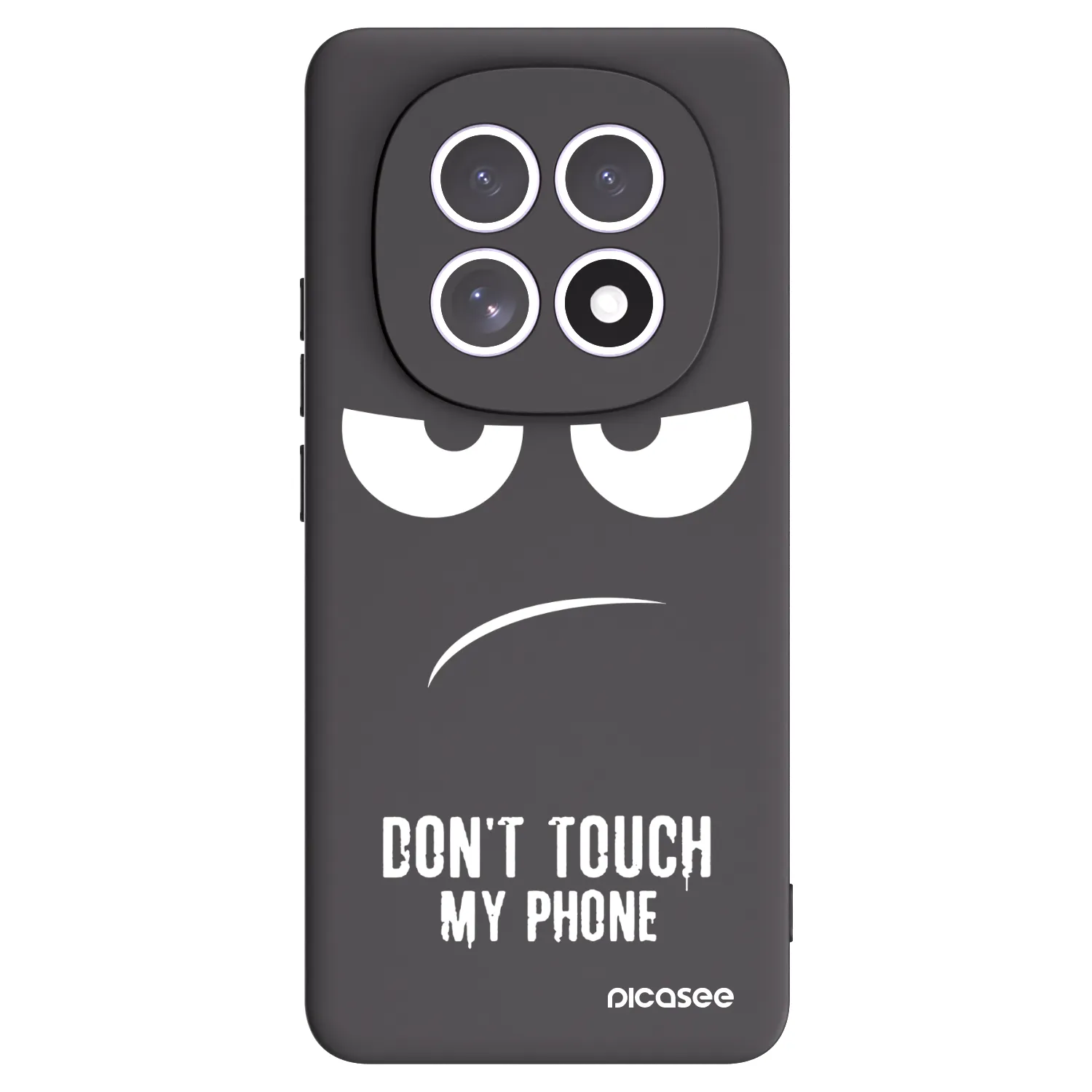 Picasee fekete szilikon tok az alábbi mobiltelefonokra Xiaomi Redmi Note 15 - Don't Touch My Phone