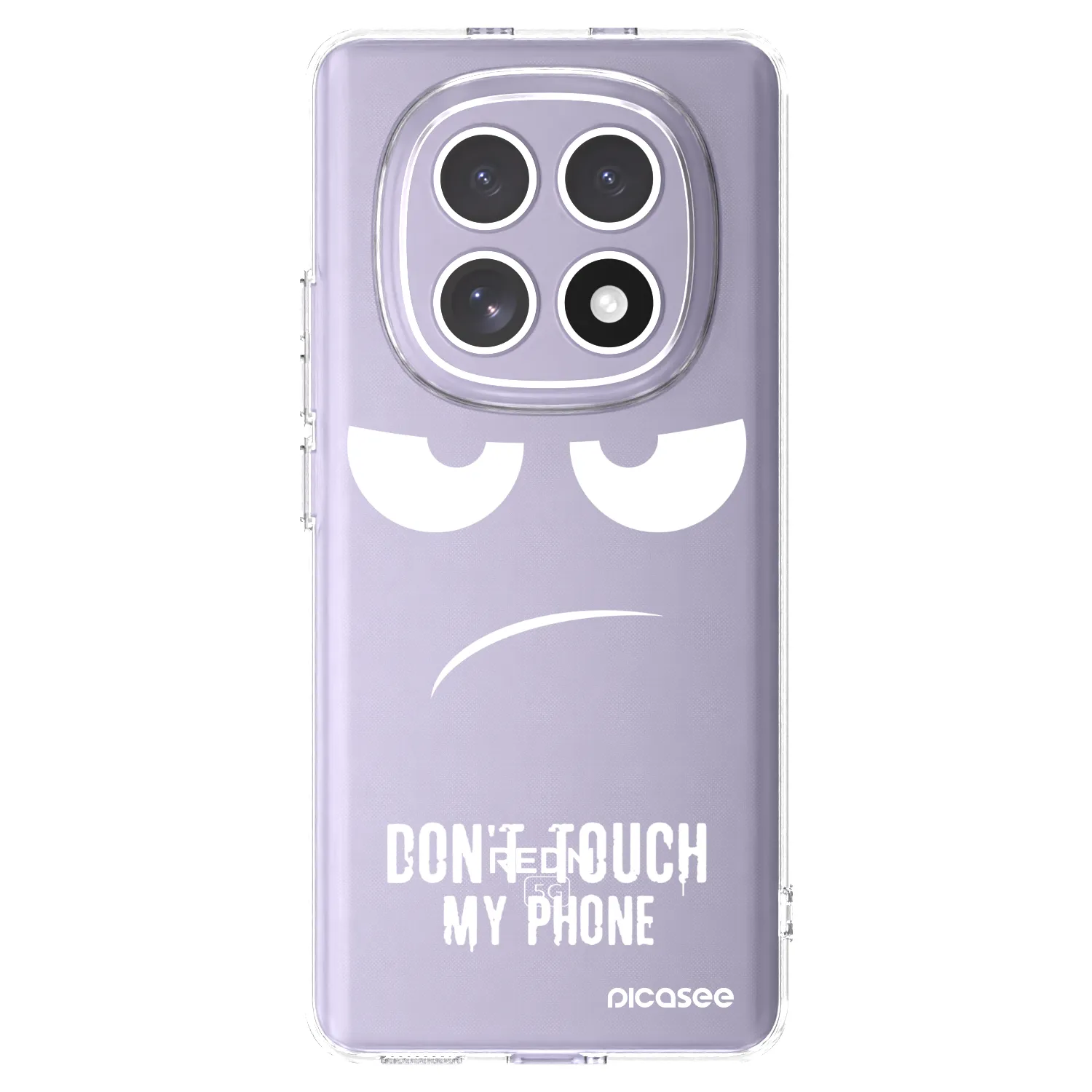 Picasee átlátszó szilikon tok az alábbi mobiltelefonokra Xiaomi Redmi Note 15 - Don't Touch My Phone