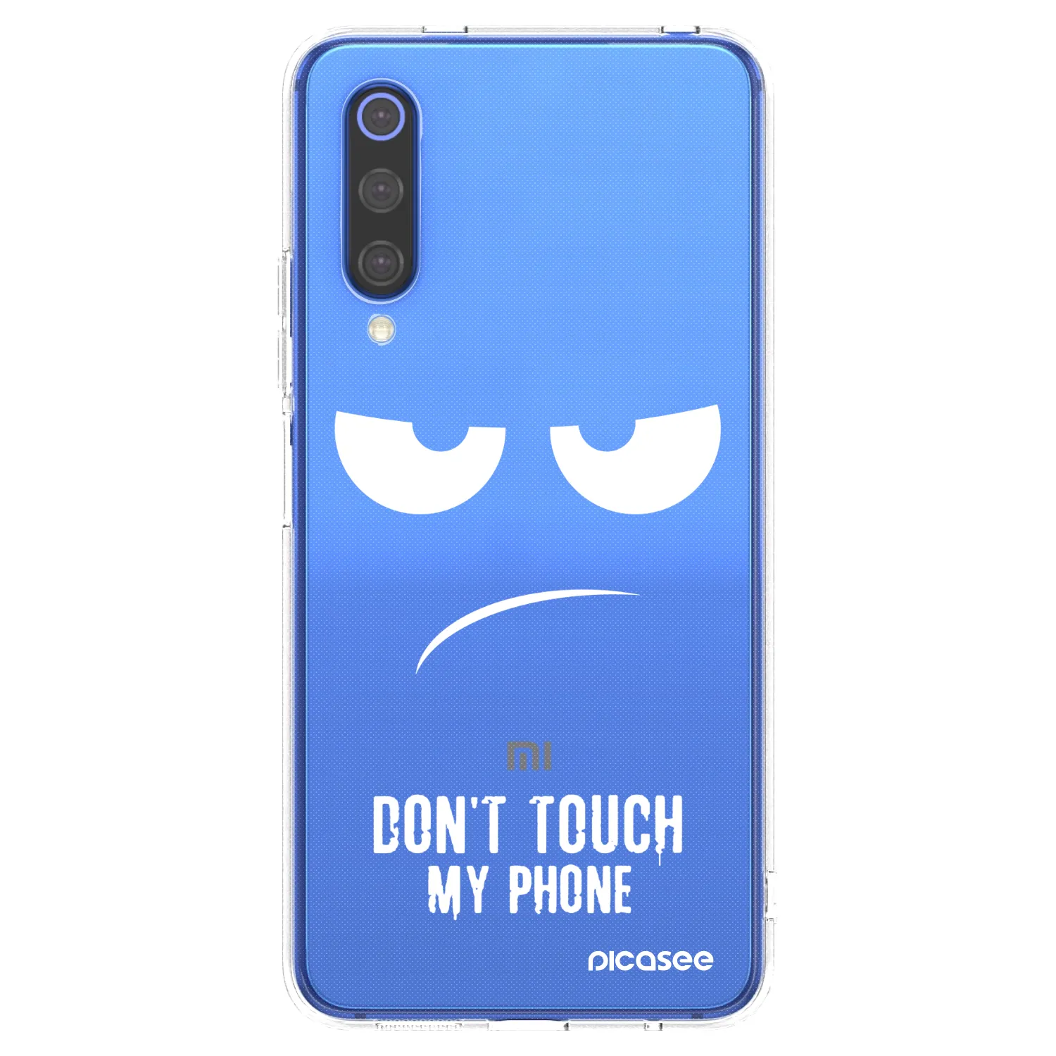 Picasee átlátszó szilikon tok az alábbi mobiltelefonokra Xiaomi Mi 9 SE - Don't Touch My Phone