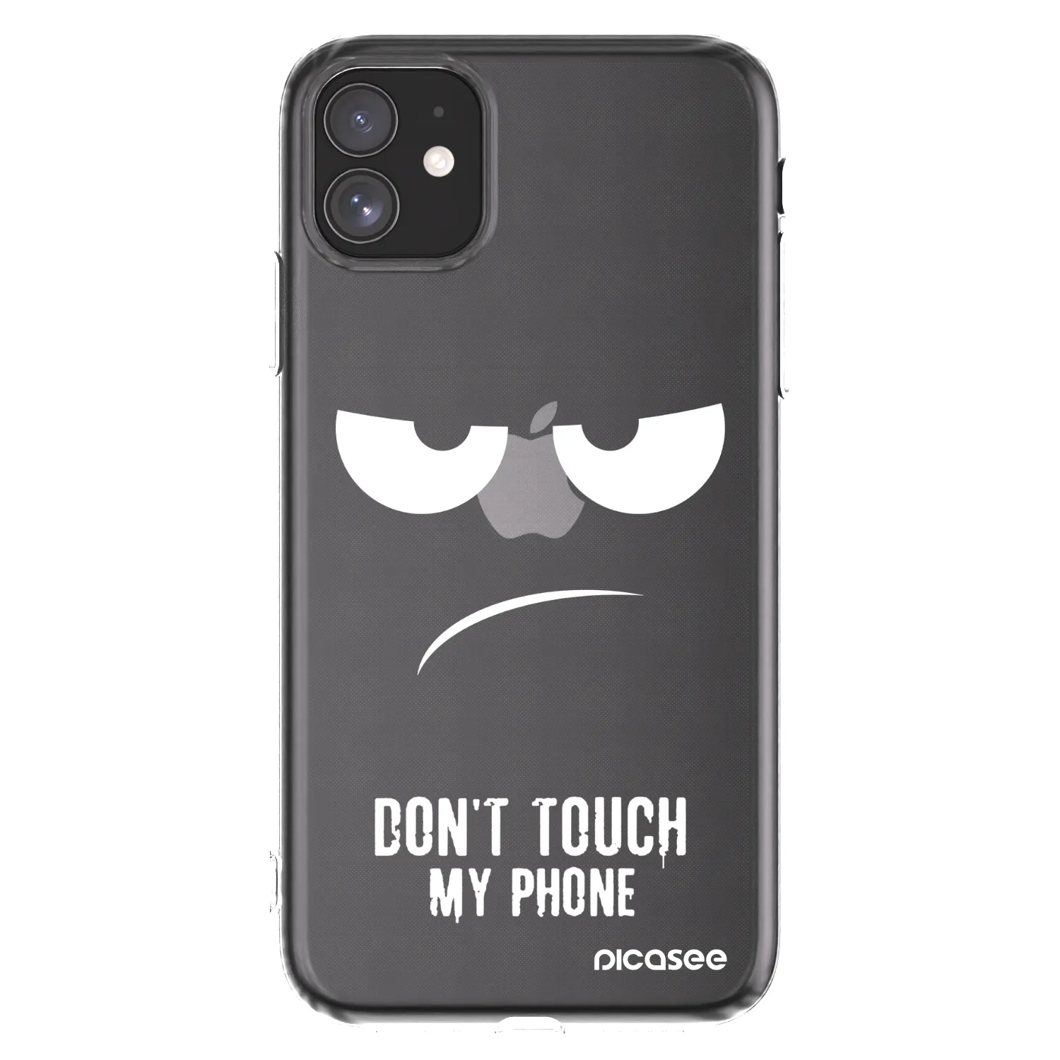 Picasee átlátszó szilikon tok az alábbi mobiltelefonokra Apple iPhone 11 - Don't Touch My Phone