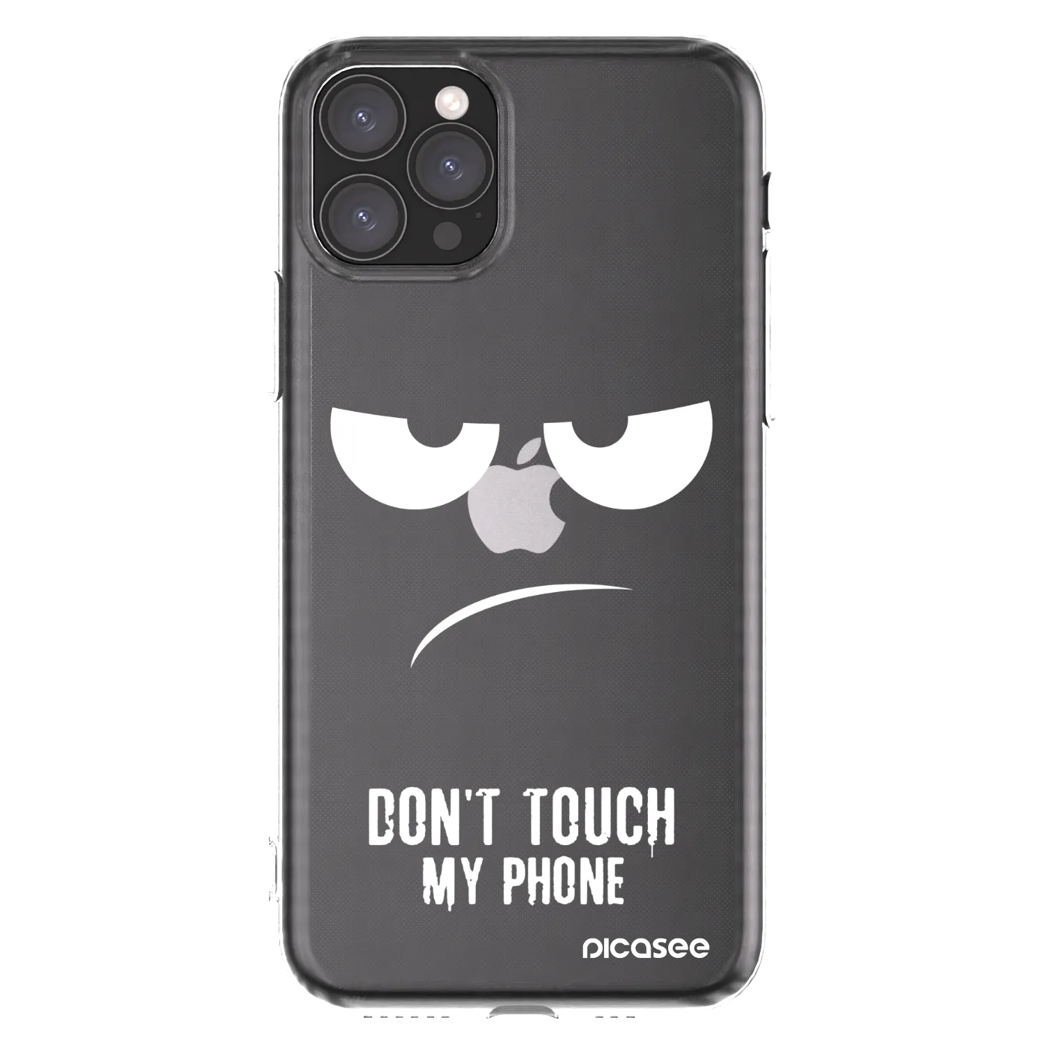 Picasee átlátszó szilikon tok az alábbi mobiltelefonokra Apple iPhone 11 Pro - Don't Touch My Phone