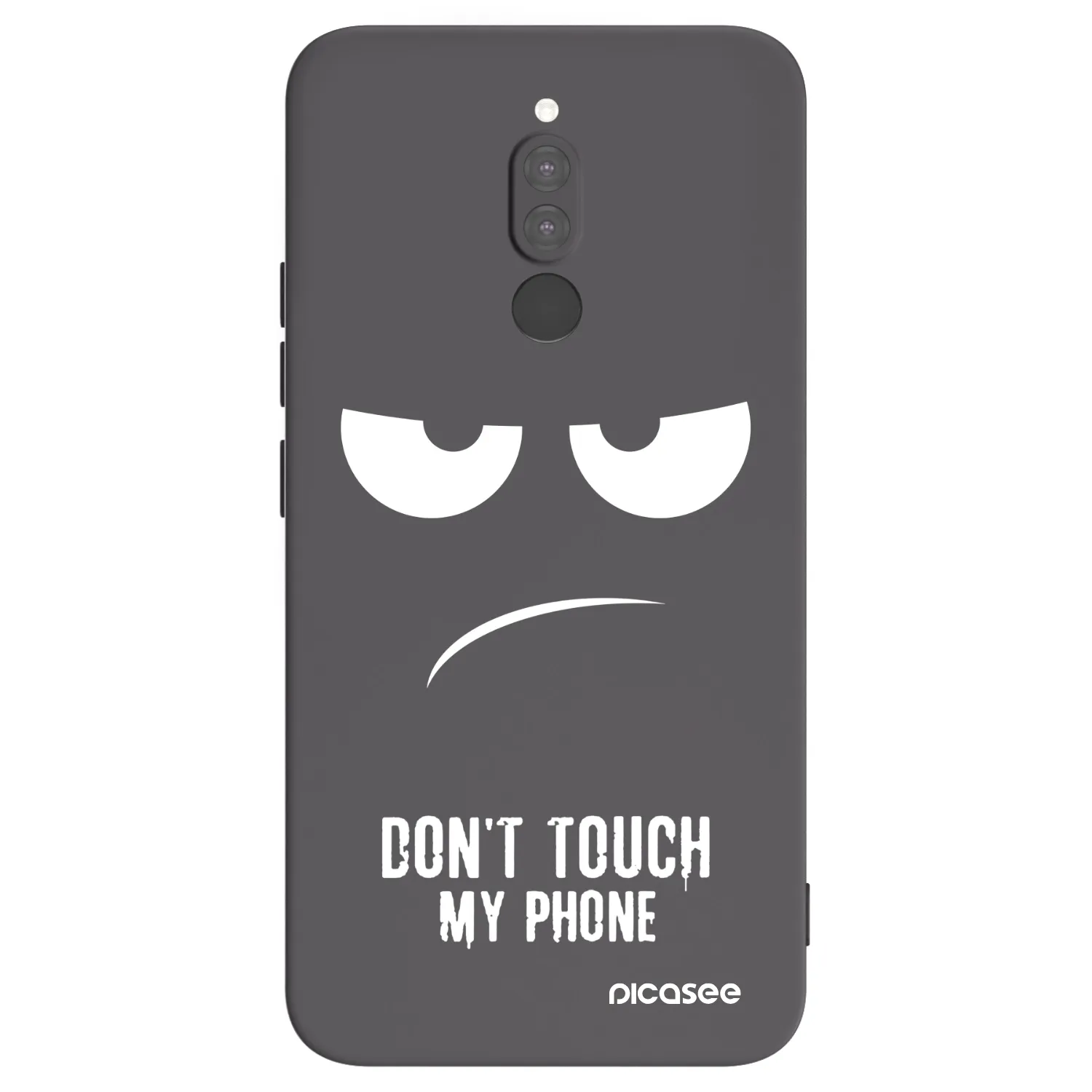 Picasee fekete szilikon tok az alábbi mobiltelefonokra Xiaomi Redmi 8 - Don't Touch My Phone