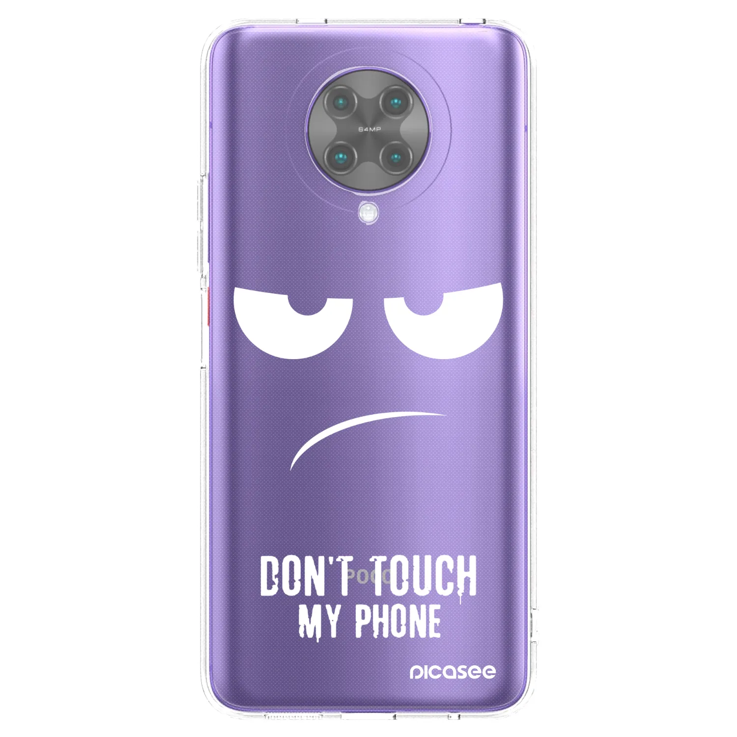 Picasee átlátszó szilikon tok az alábbi mobiltelefonokra Xiaomi Poco F2 Pro - Don't Touch My Phone