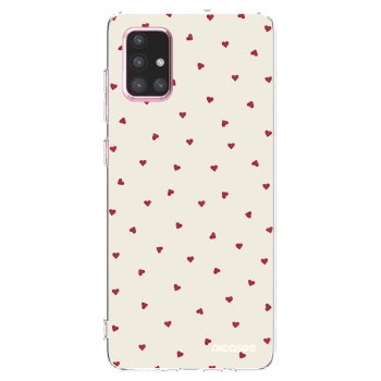 Picasee átlátszó szilikon tok az alábbi mobiltelefonokra Samsung Galaxy A71 A715F - Little Love