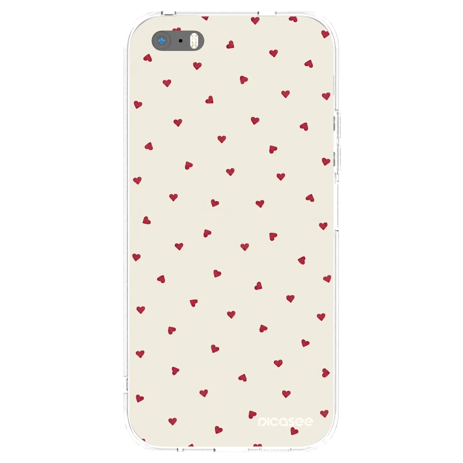 Picasee átlátszó szilikon tok az alábbi mobiltelefonokra Apple iPhone 5/5S/SE - Little Love