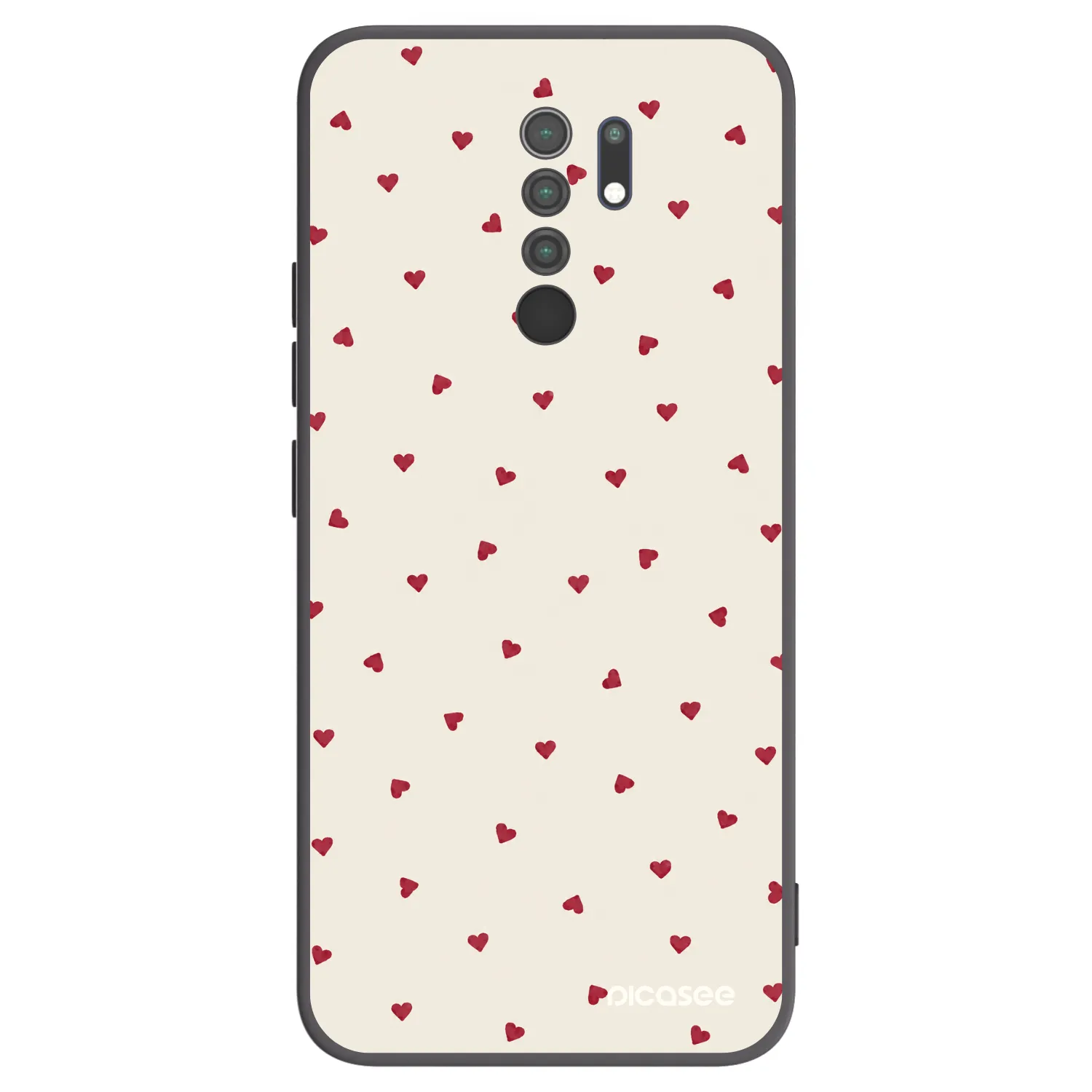 Picasee fekete szilikon tok az alábbi mobiltelefonokra Xiaomi Redmi 9 - Little Love