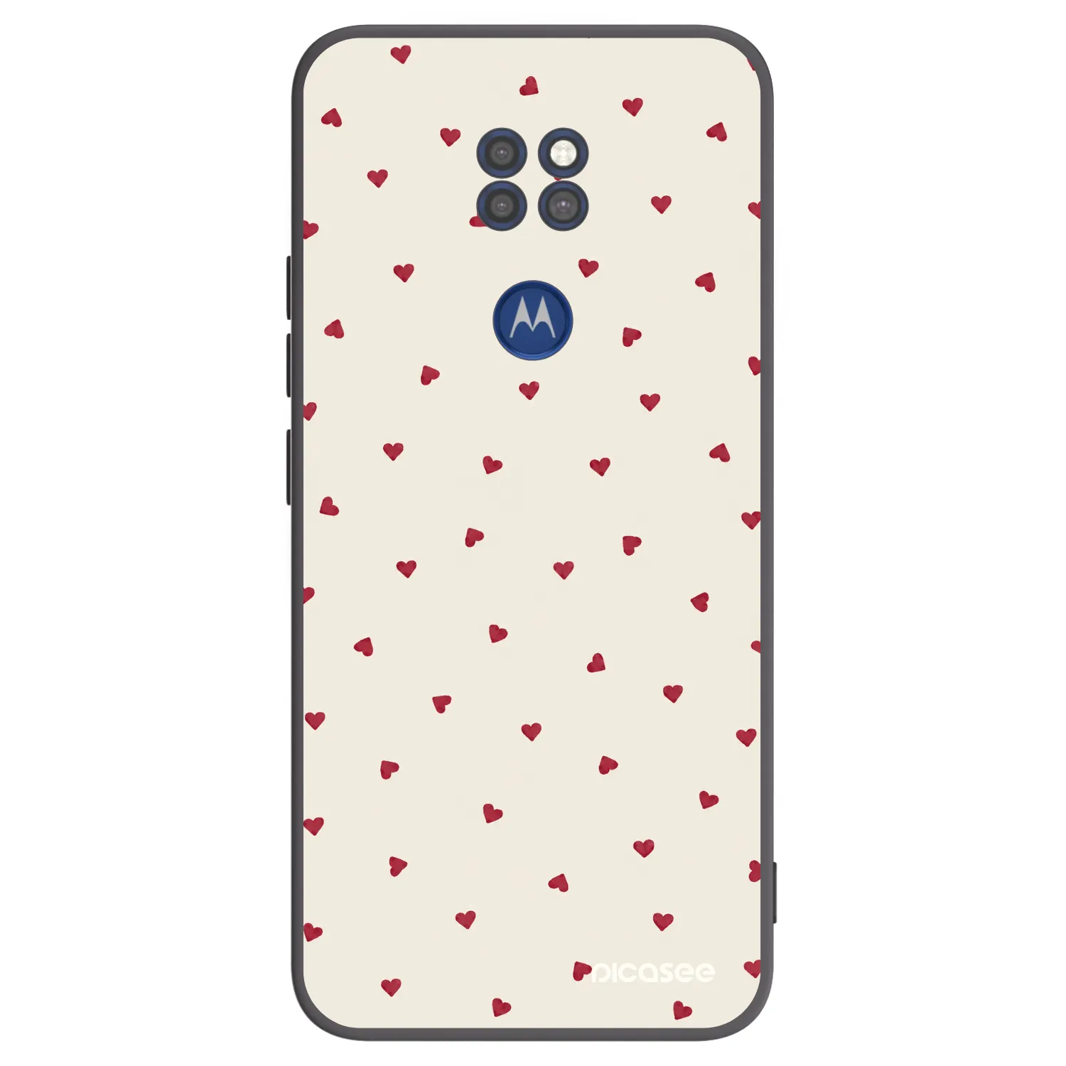 Picasee fekete szilikon tok az alábbi mobiltelefonokra Motorola Moto G9 Play - Little Love