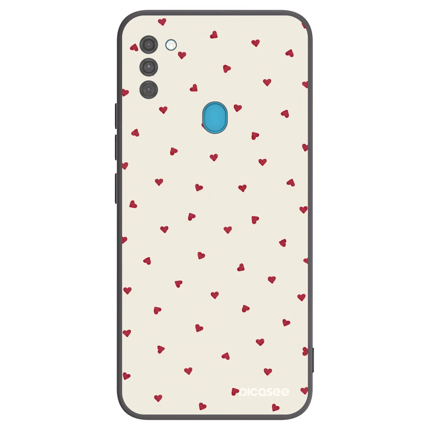Picasee fekete szilikon tok az alábbi mobiltelefonokra Samsung Galaxy M11 - Little Love