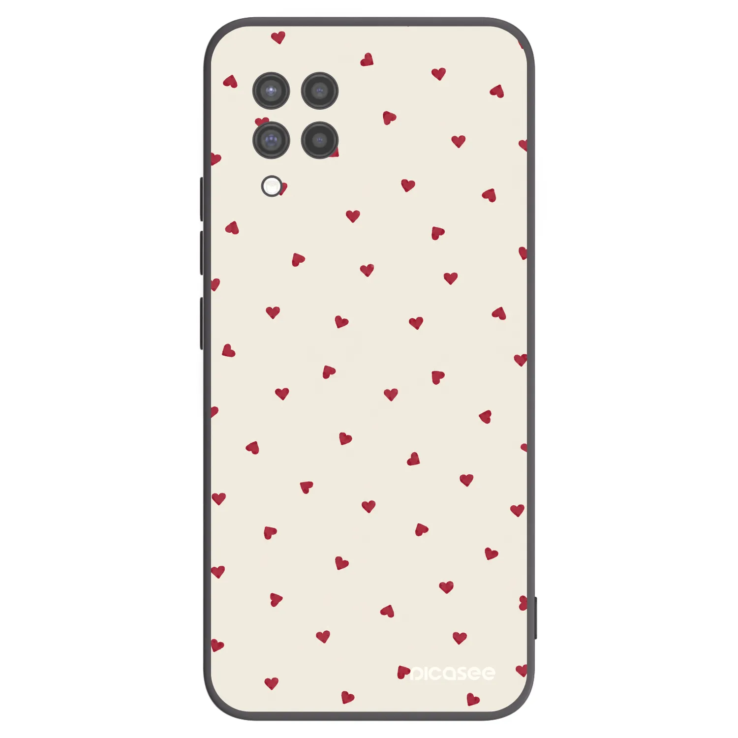 Picasee fekete szilikon tok az alábbi mobiltelefonokra Samsung Galaxy A42 A426B - Little Love