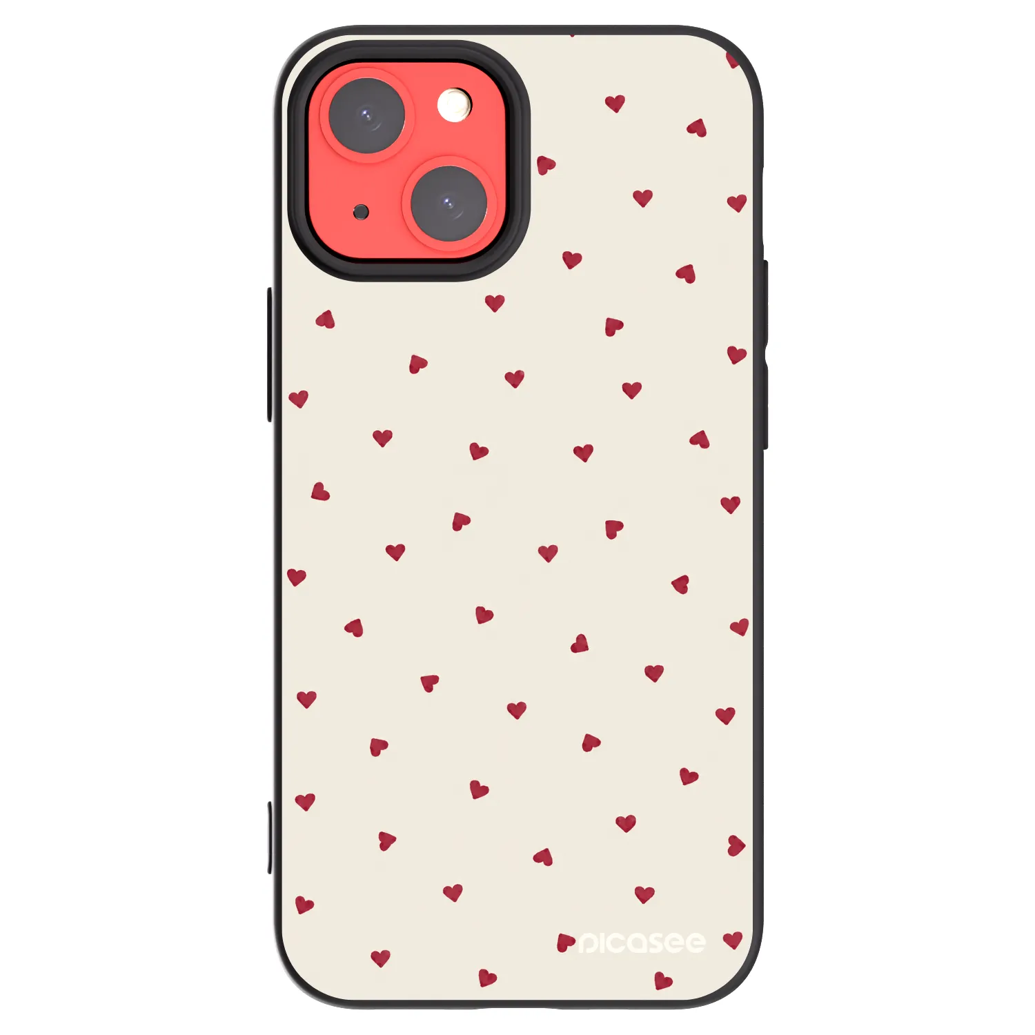 Picasee fekete szilikon tok az alábbi mobiltelefonokra Apple iPhone 13 mini - Little Love