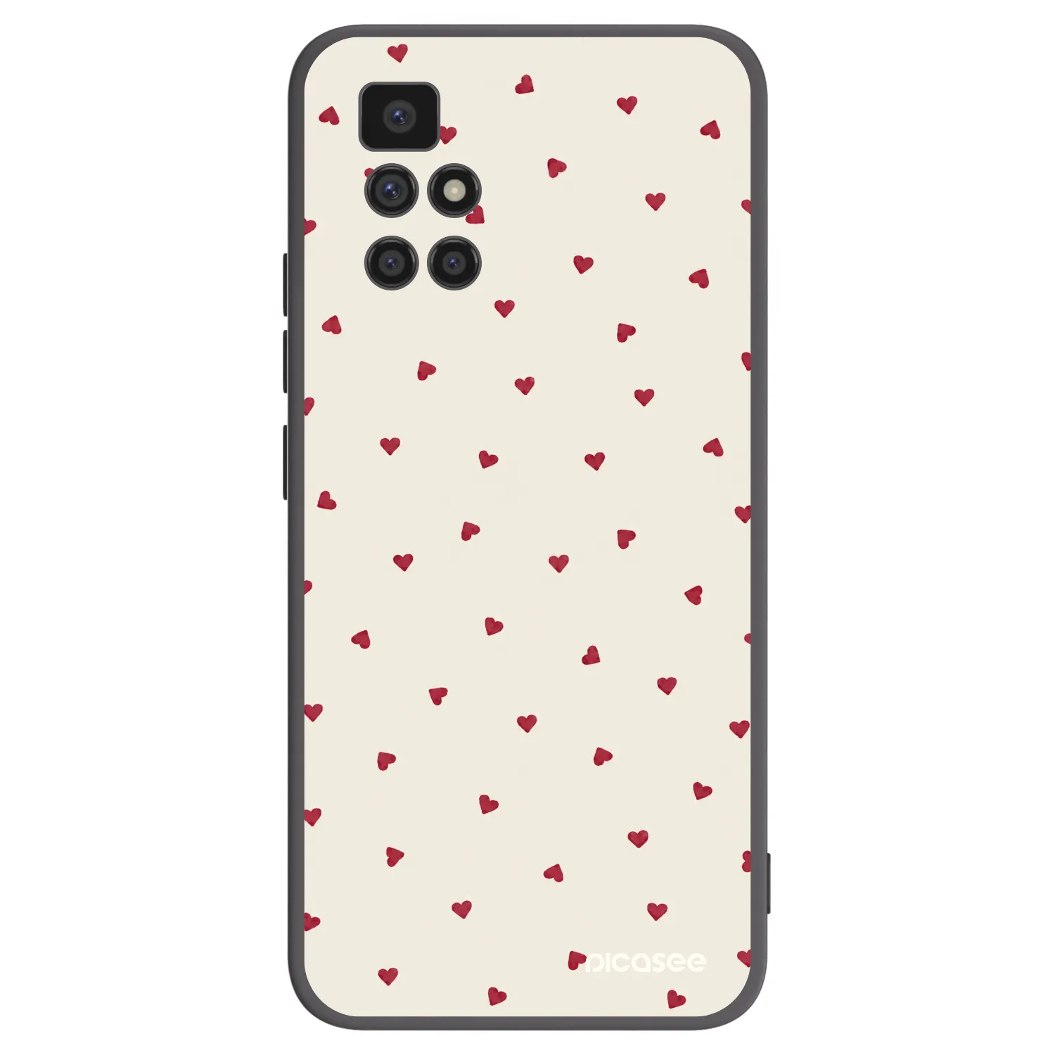 Picasee fekete szilikon tok az alábbi mobiltelefonokra Xiaomi Redmi 10 - Little Love