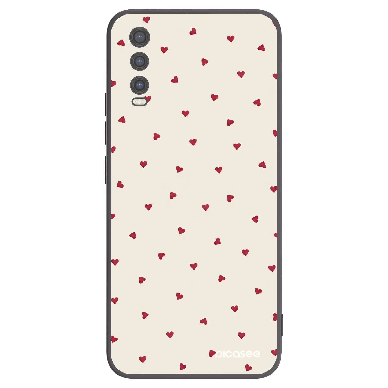 Picasee fekete szilikon tok az alábbi mobiltelefonokra Vivo Y20s - Little Love
