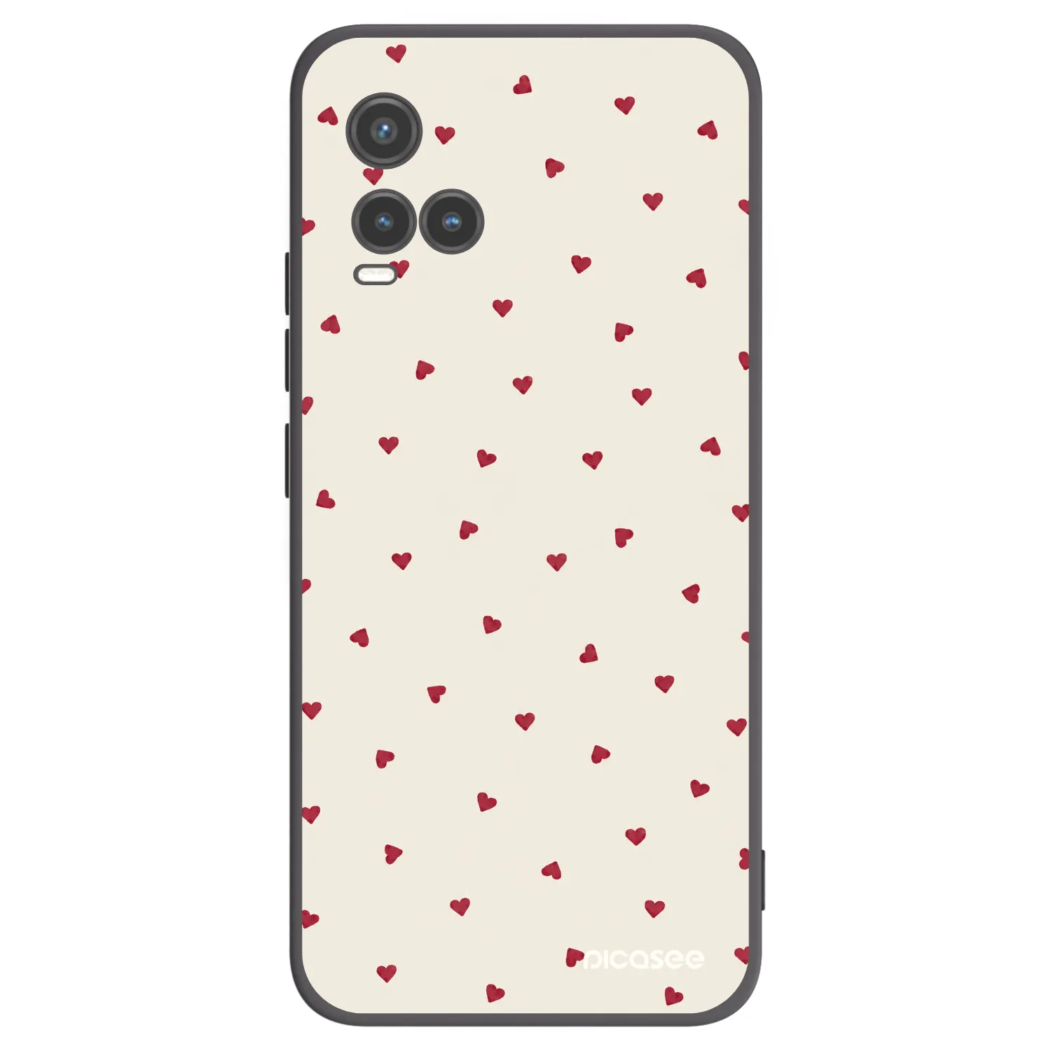 Picasee fekete szilikon tok az alábbi mobiltelefonokra Vivo Y33s - Little Love