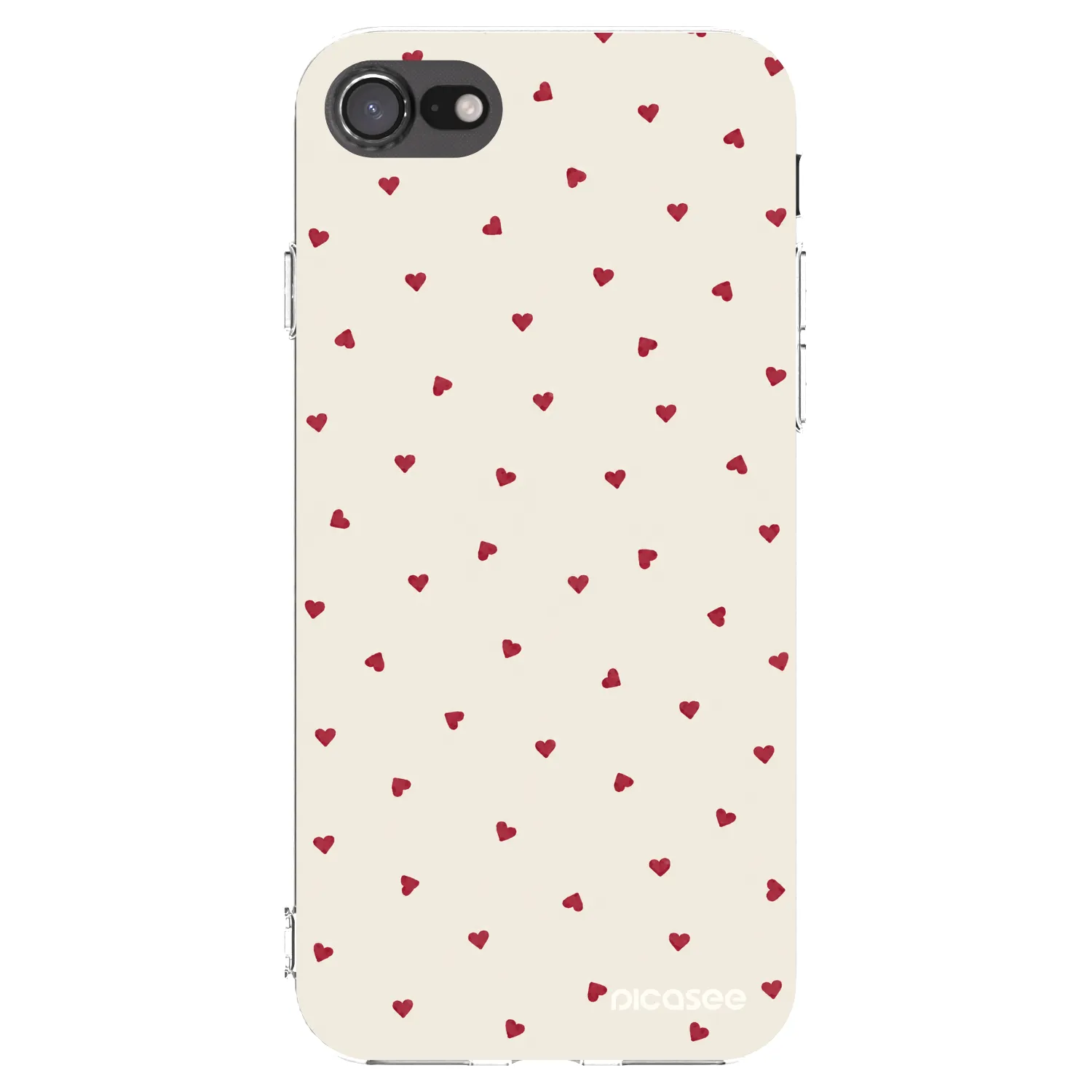 Picasee átlátszó szilikon tok az alábbi mobiltelefonokra Apple iPhone SE 2022 - Little Love