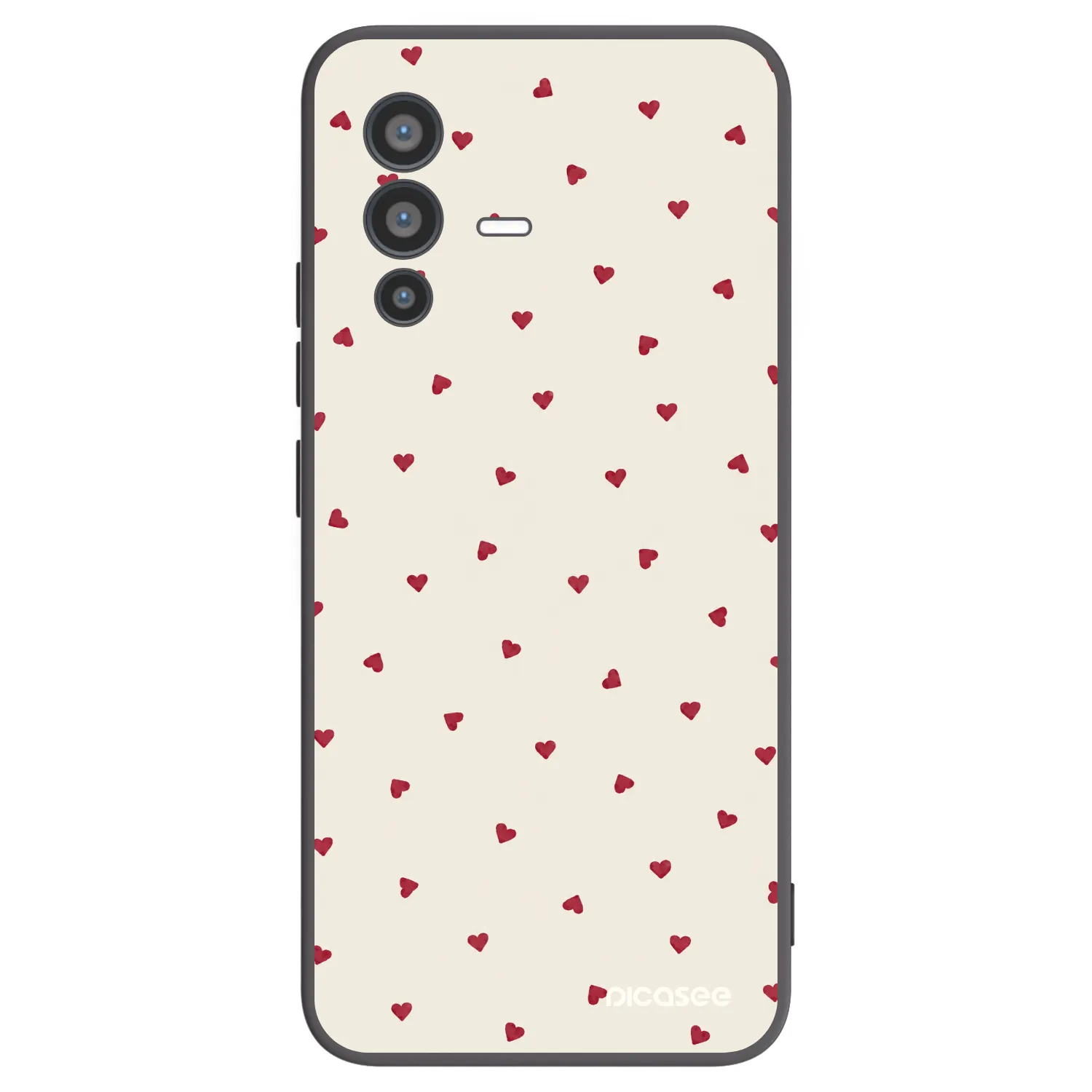 Picasee fekete szilikon tok az alábbi mobiltelefonokra Vivo V23 5G - Little Love