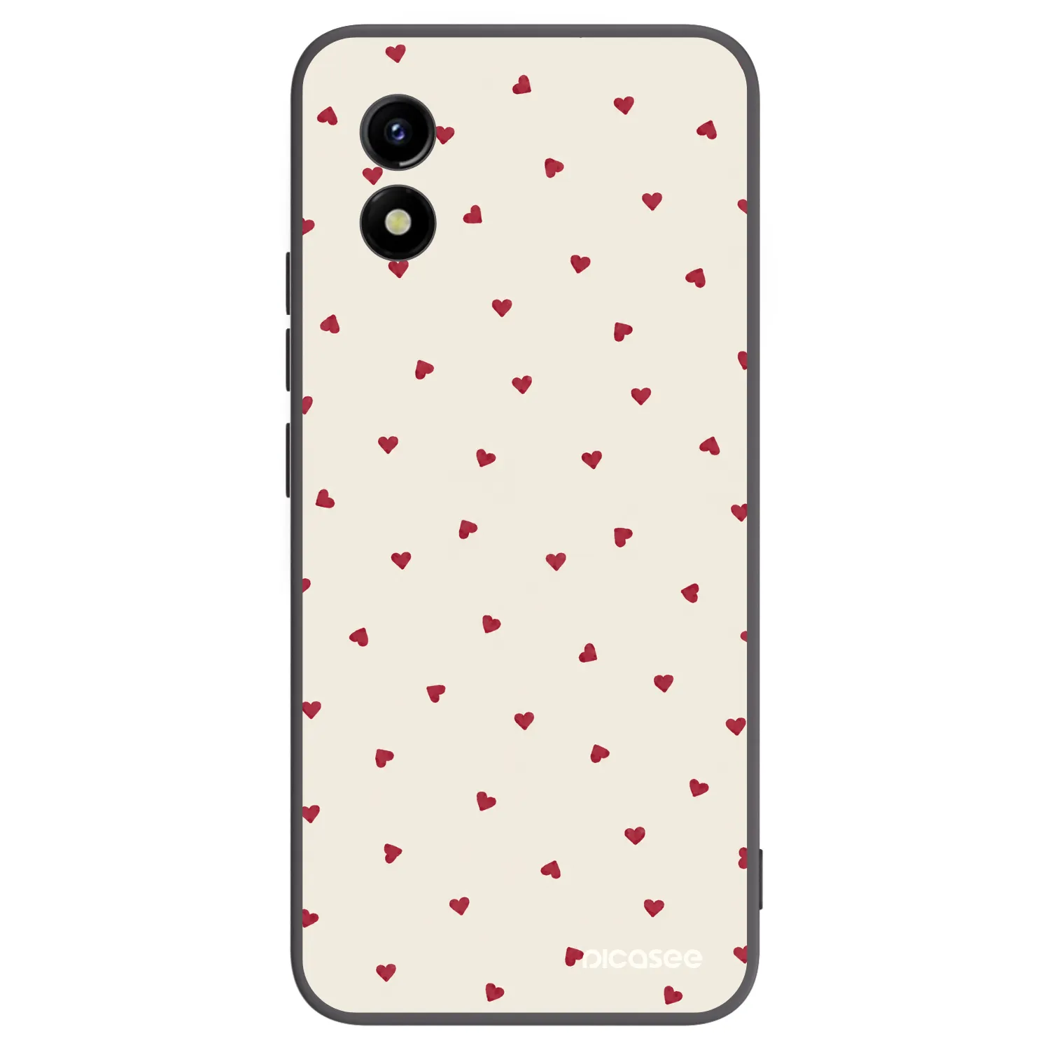 Picasee fekete szilikon tok az alábbi mobiltelefonokra Vivo Y01 - Little Love