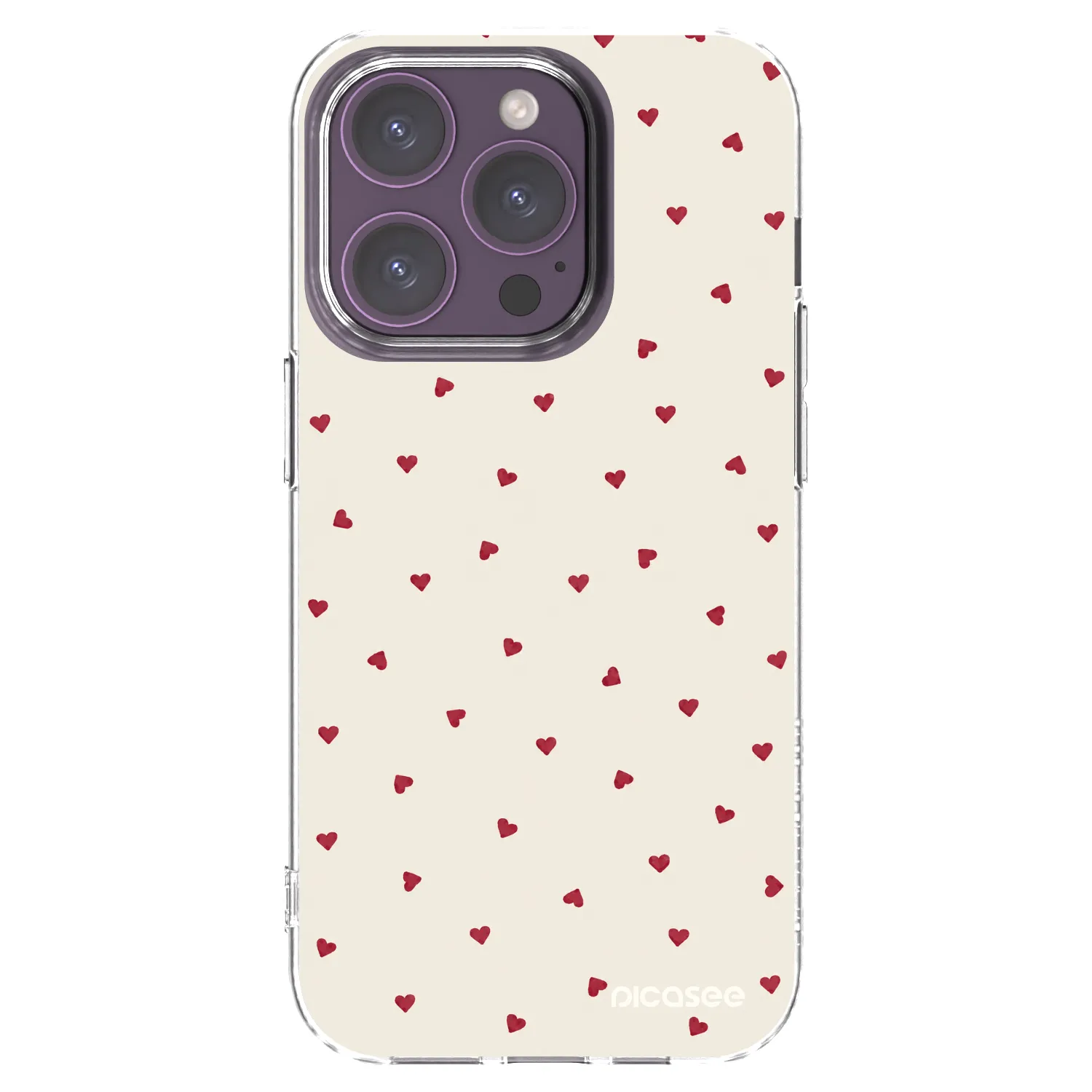 Picasee átlátszó szilikon tok az alábbi mobiltelefonokra Apple iPhone 14 Pro - Little Love