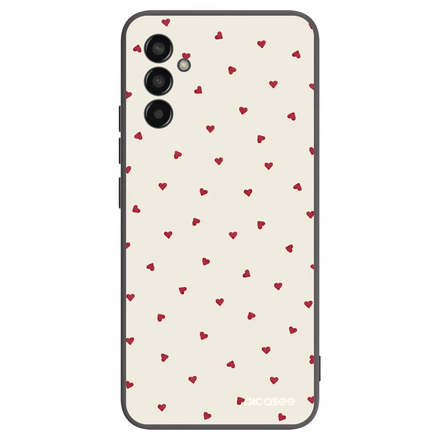 Picasee fekete szilikon tok az alábbi mobiltelefonokra Samsung Galaxy M13 M135F - Little Love