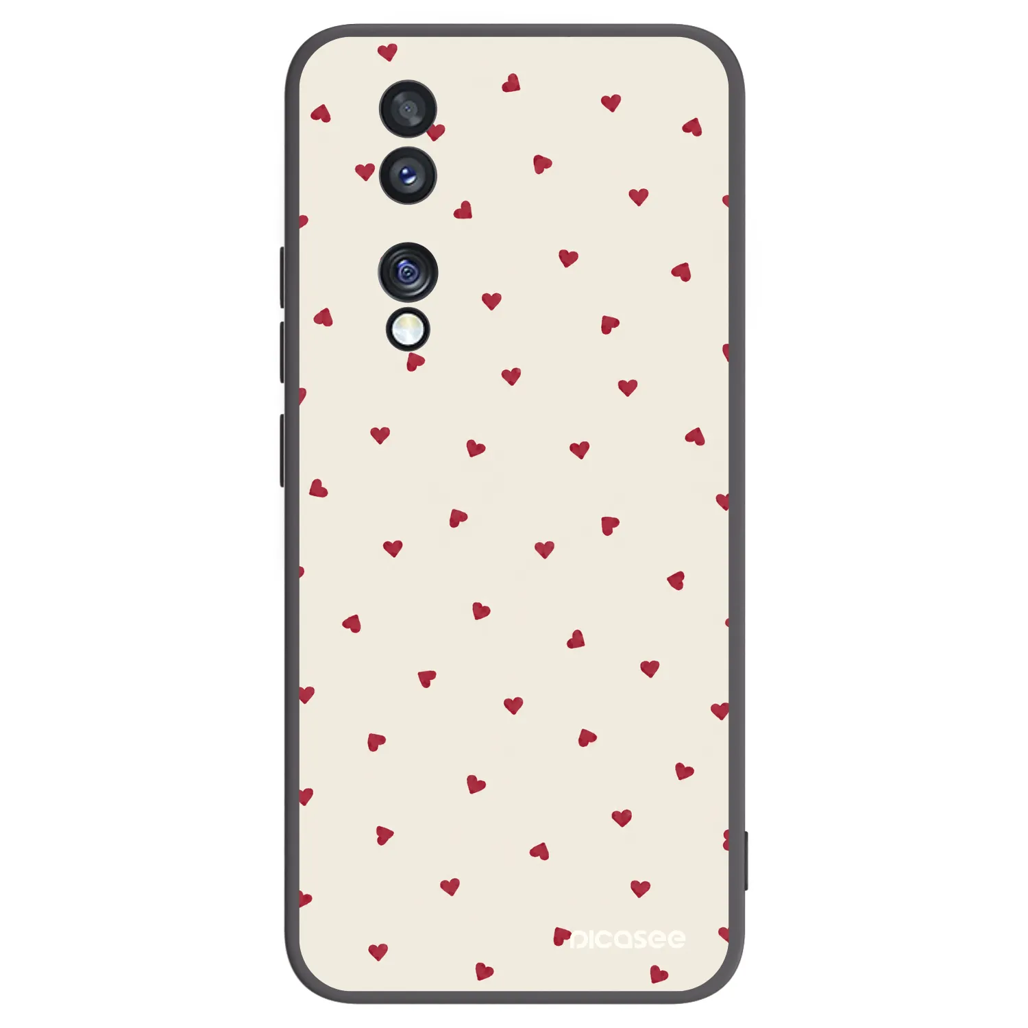 Picasee fekete szilikon tok az alábbi mobiltelefonokra Honor 70 - Little Love