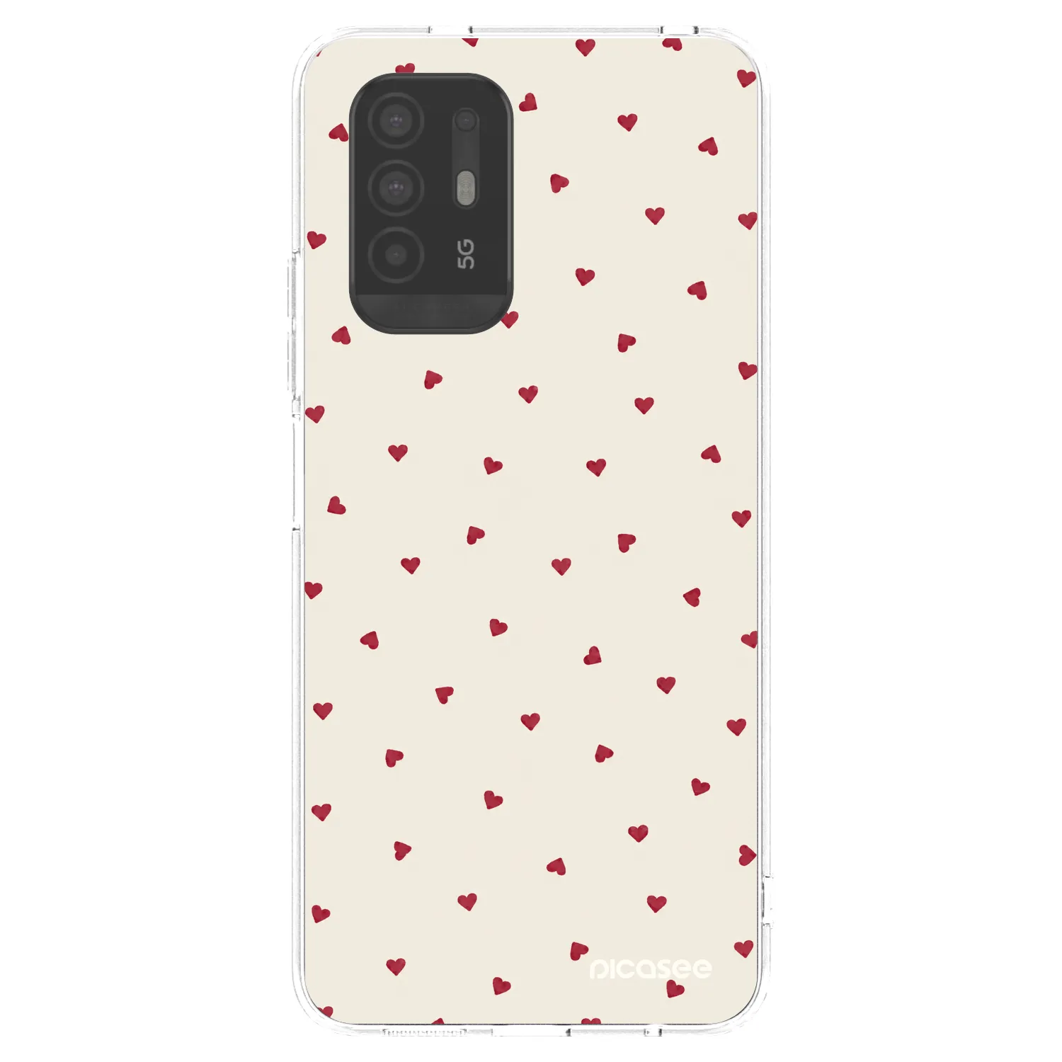 Picasee átlátszó szilikon tok az alábbi mobiltelefonokra OPPO A94 5G - Little Love