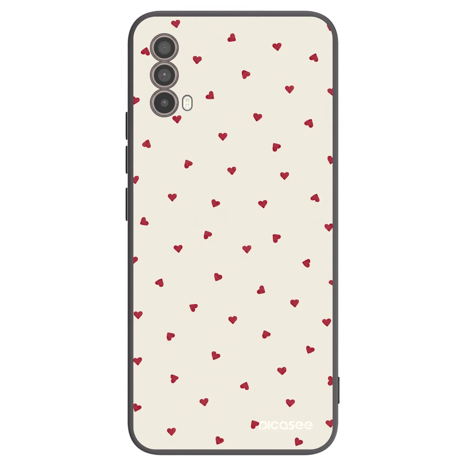 Picasee fekete szilikon tok az alábbi mobiltelefonokra Motorola Moto E40 - Little Love