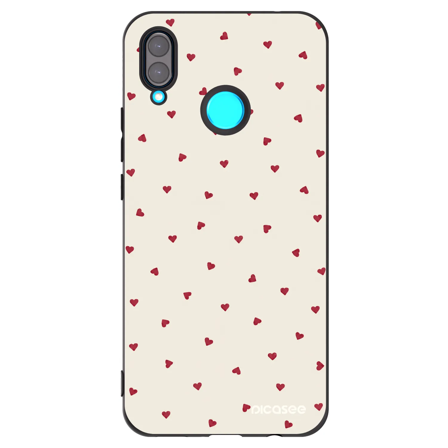 Picasee fekete szilikon tok az alábbi mobiltelefonokra Huawei Nova 3 - Little Love