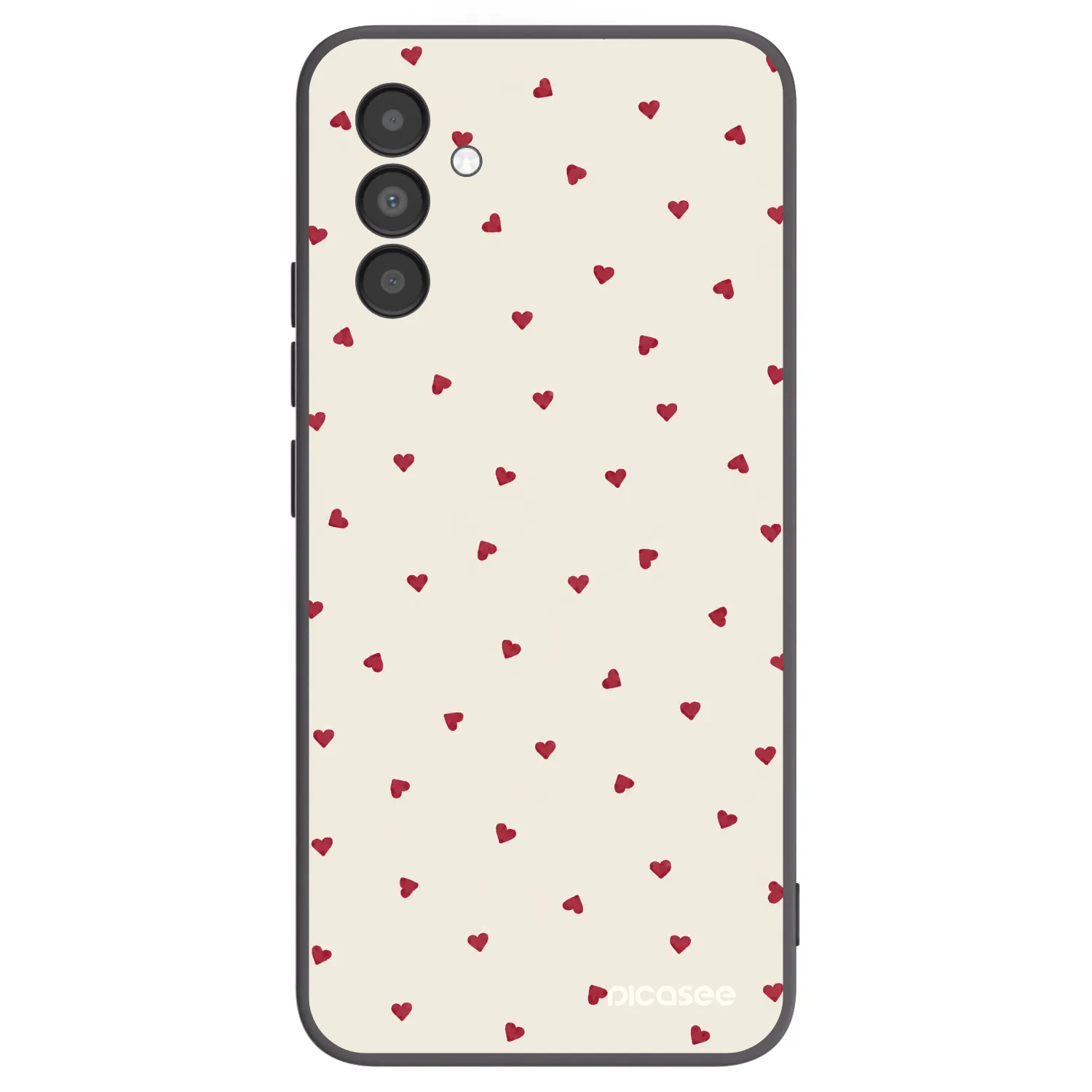 Picasee fekete szilikon tok az alábbi mobiltelefonokra Samsung Galaxy A04s A047F - Little Love