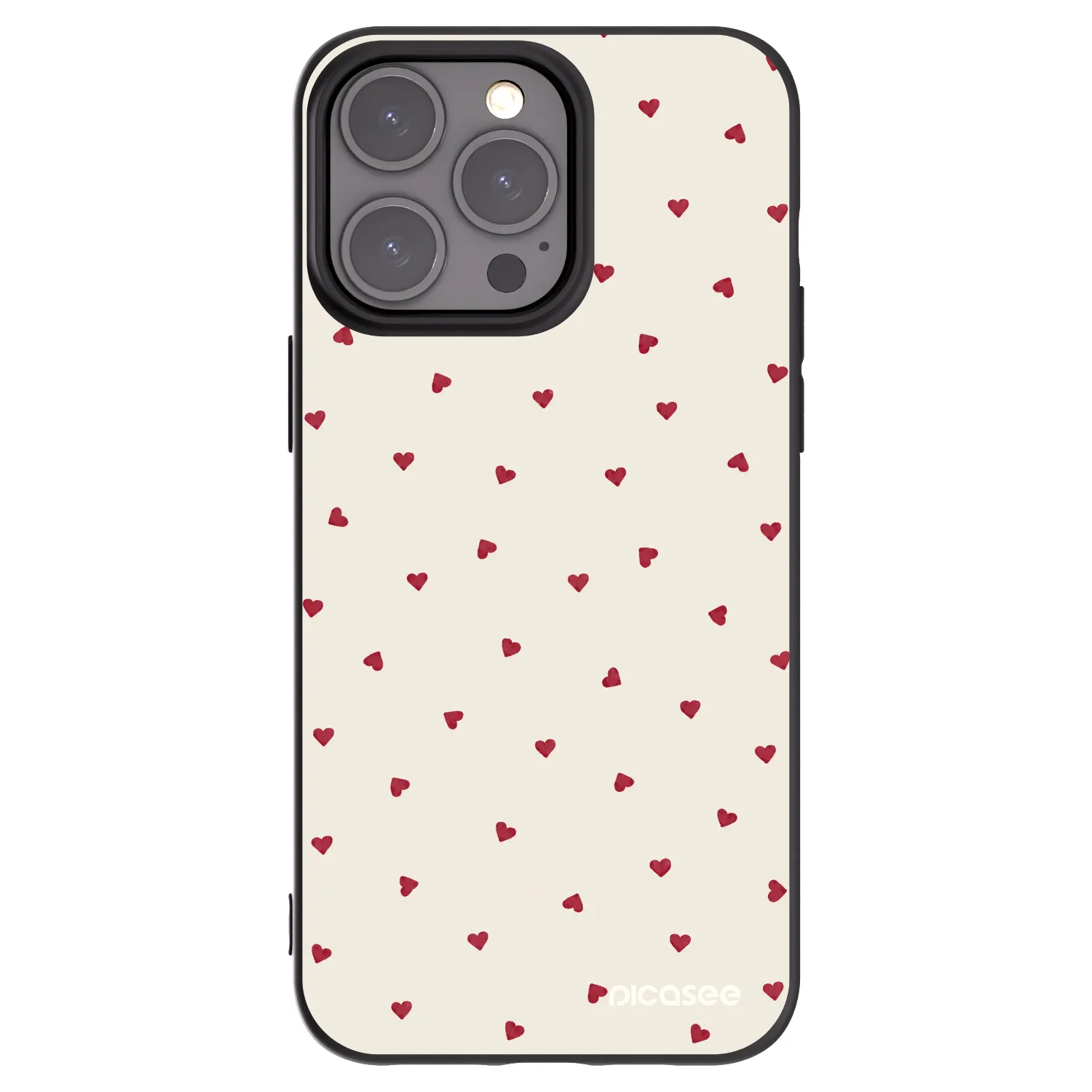 Picasee fekete szilikon tok az alábbi mobiltelefonokra Apple iPhone 15 Pro Max - Little Love
