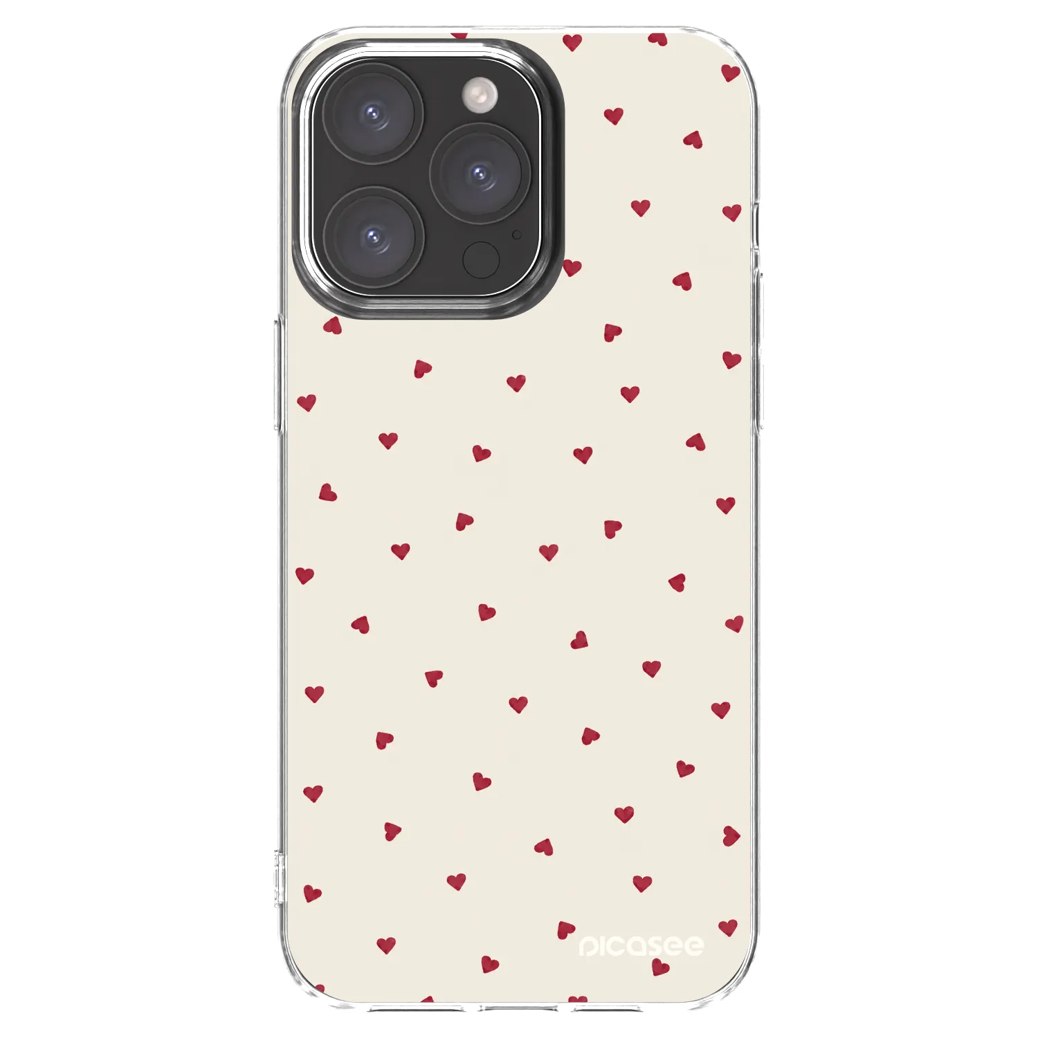 Picasee átlátszó szilikon tok az alábbi mobiltelefonokra Apple iPhone 15 Pro Max - Little Love