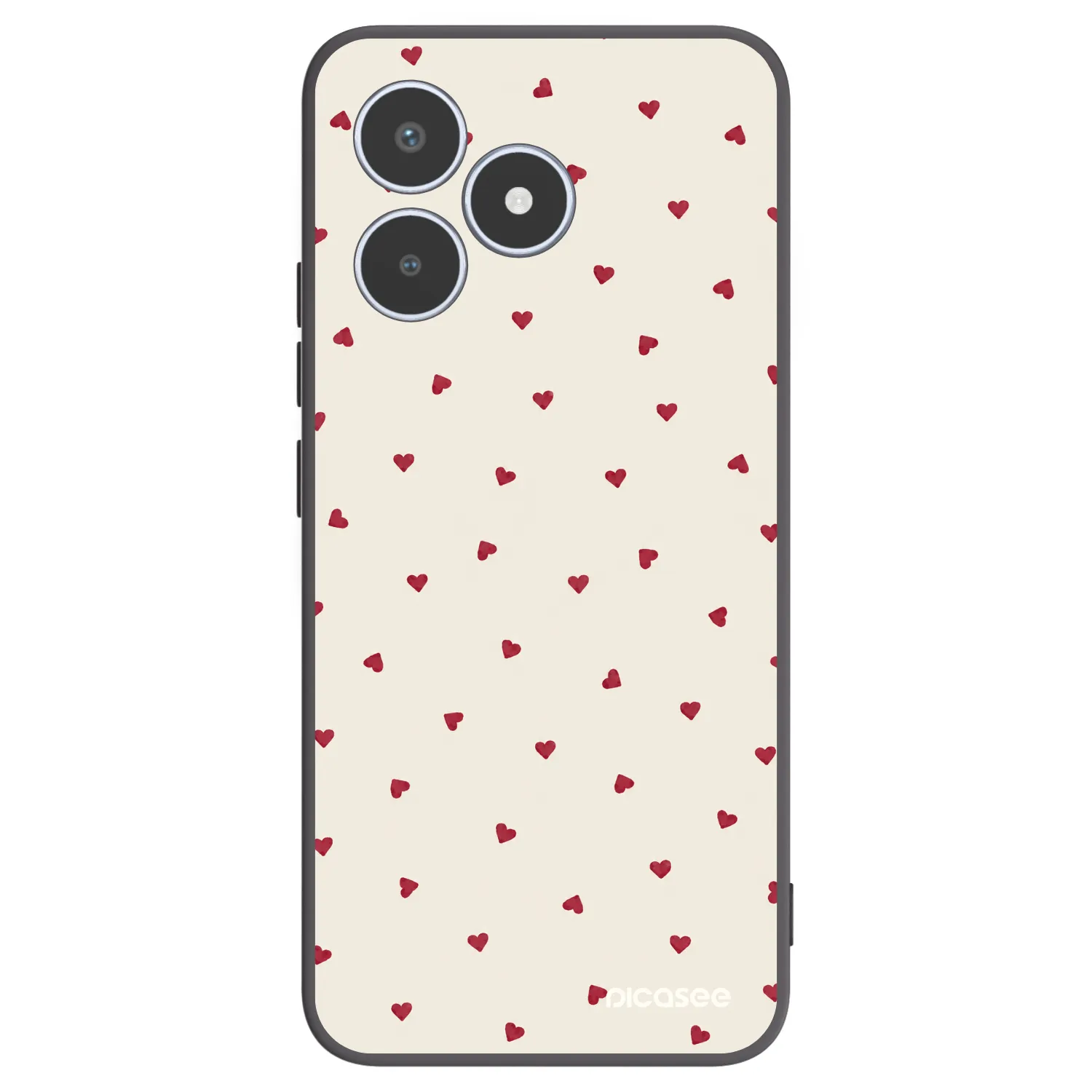 Picasee fekete szilikon tok az alábbi mobiltelefonokra Realme C53 - Little Love