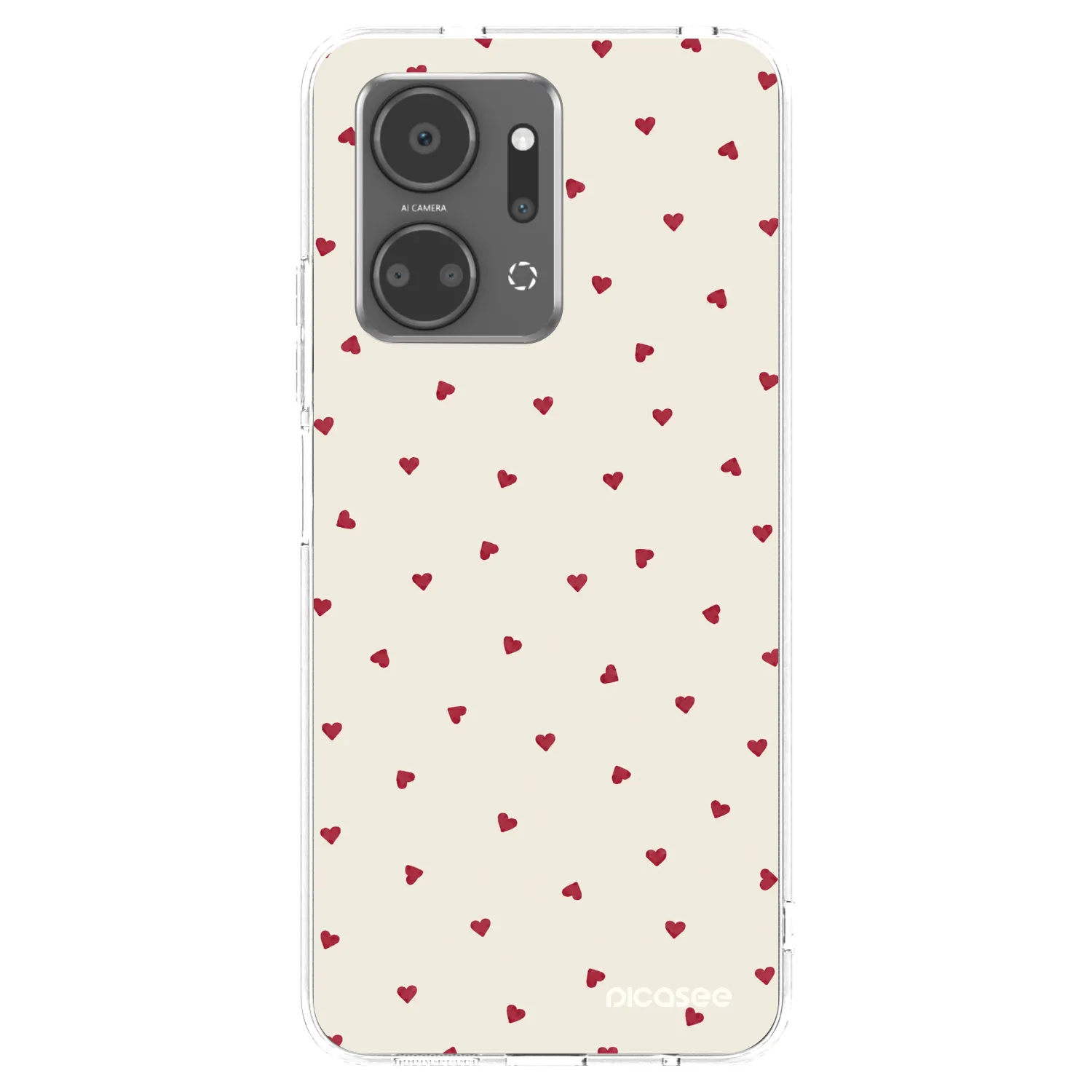 Picasee átlátszó szilikon tok az alábbi mobiltelefonokra Honor X7a - Little Love
