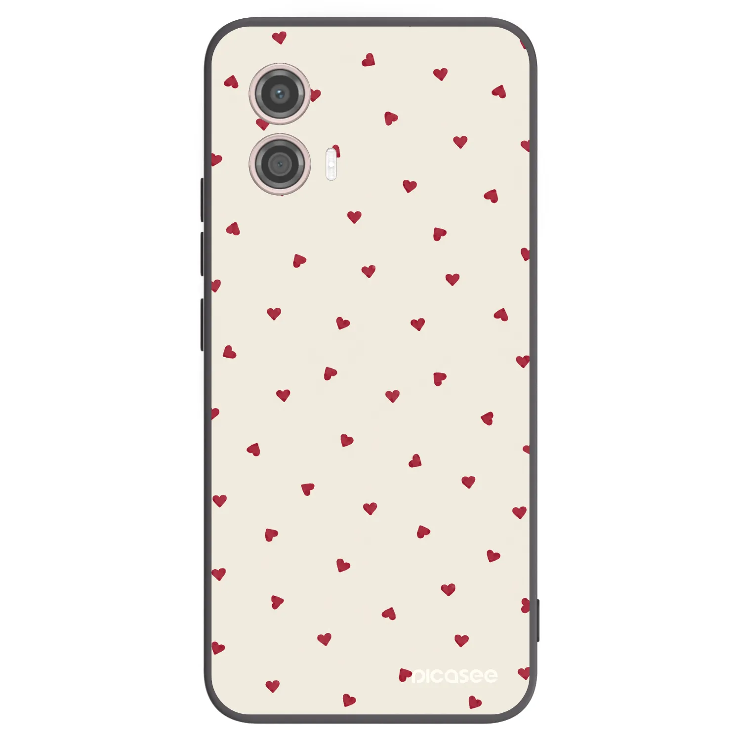 Picasee fekete szilikon tok az alábbi mobiltelefonokra Motorola Moto G53 5G - Little Love