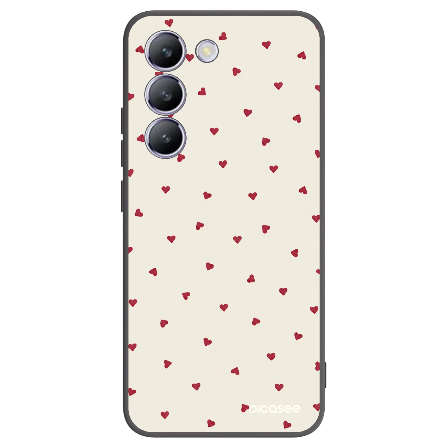 Picasee fekete szilikon tok az alábbi mobiltelefonokra Vivo V40 SE 5G - Little Love