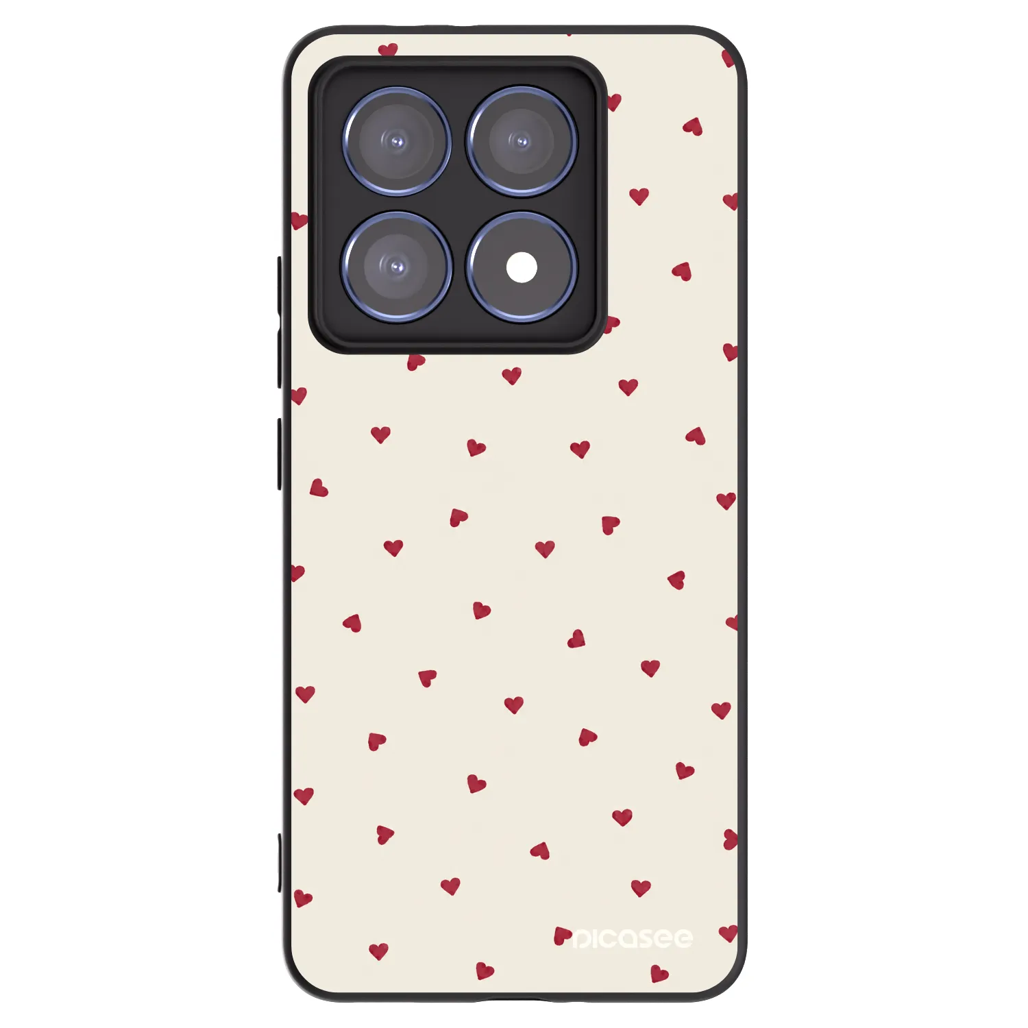 Picasee fekete szilikon tok az alábbi mobiltelefonokra Xiaomi 14T Pro - Little Love