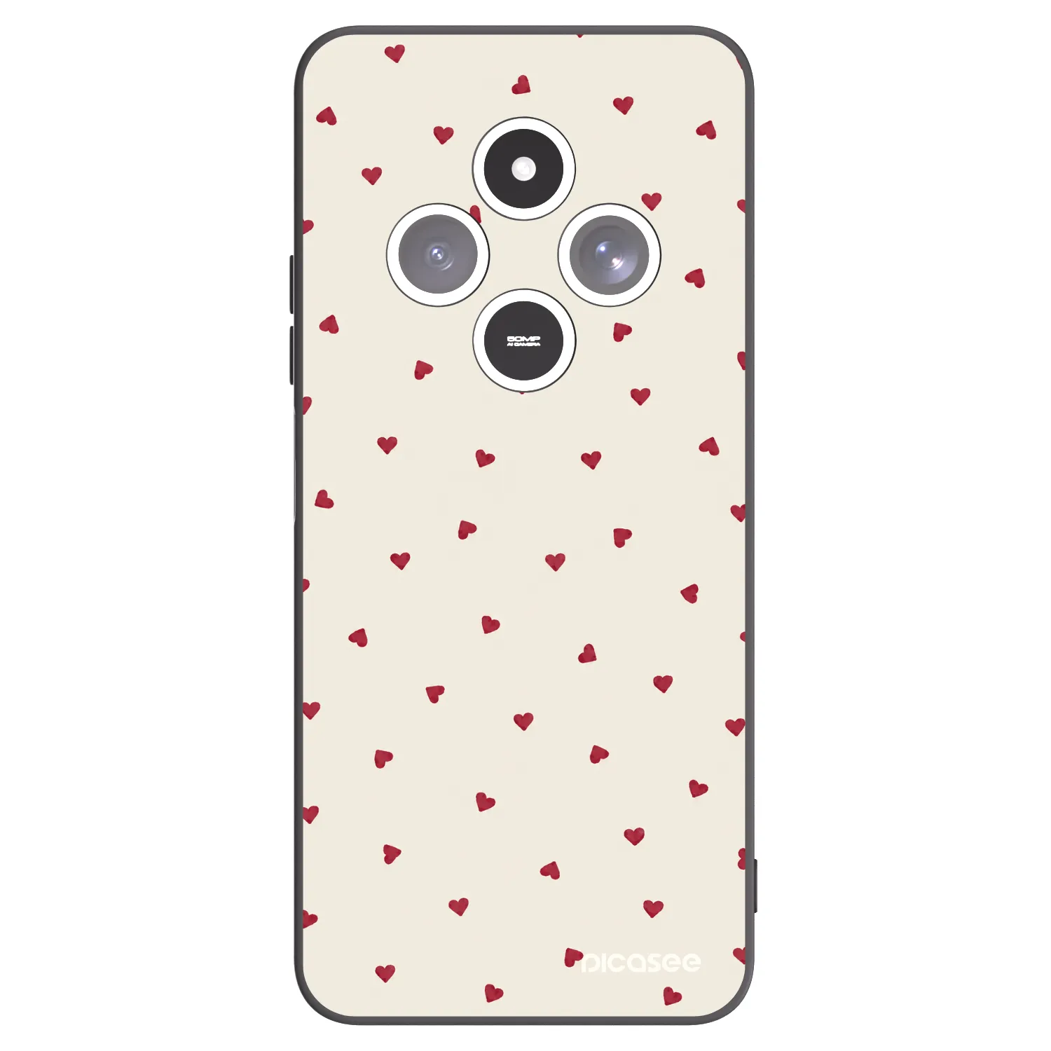 Picasee fekete szilikon tok az alábbi mobiltelefonokra Xiaomi Redmi 14C - Little Love