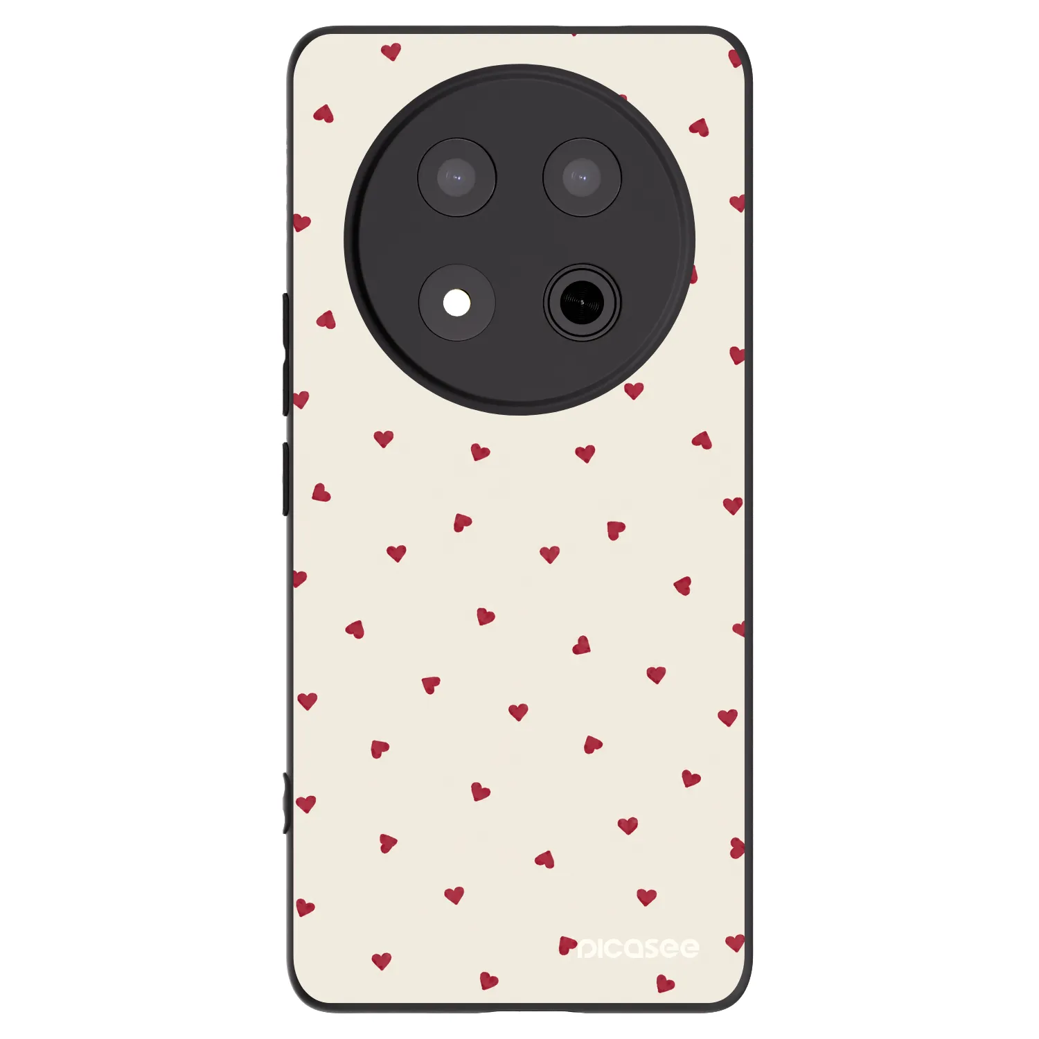 Picasee fekete szilikon tok az alábbi mobiltelefonokra Honor Magic7 Lite 5G - Little Love