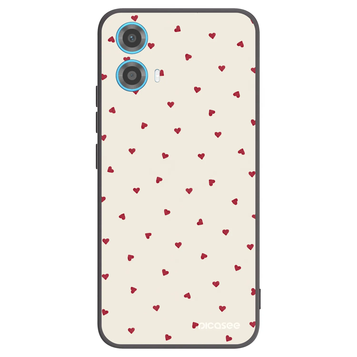 Picasee fekete szilikon tok az alábbi mobiltelefonokra Motorola Moto G34 5G - Little Love