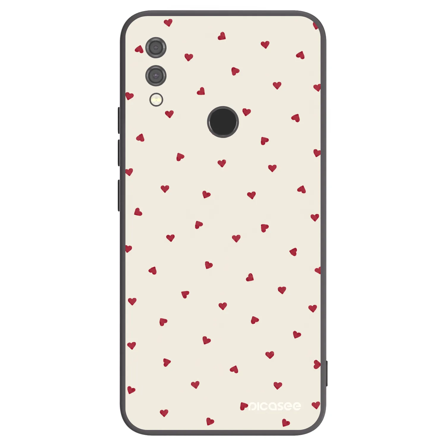 Picasee fekete szilikon tok az alábbi mobiltelefonokra Xiaomi Redmi Note 7 - Little Love