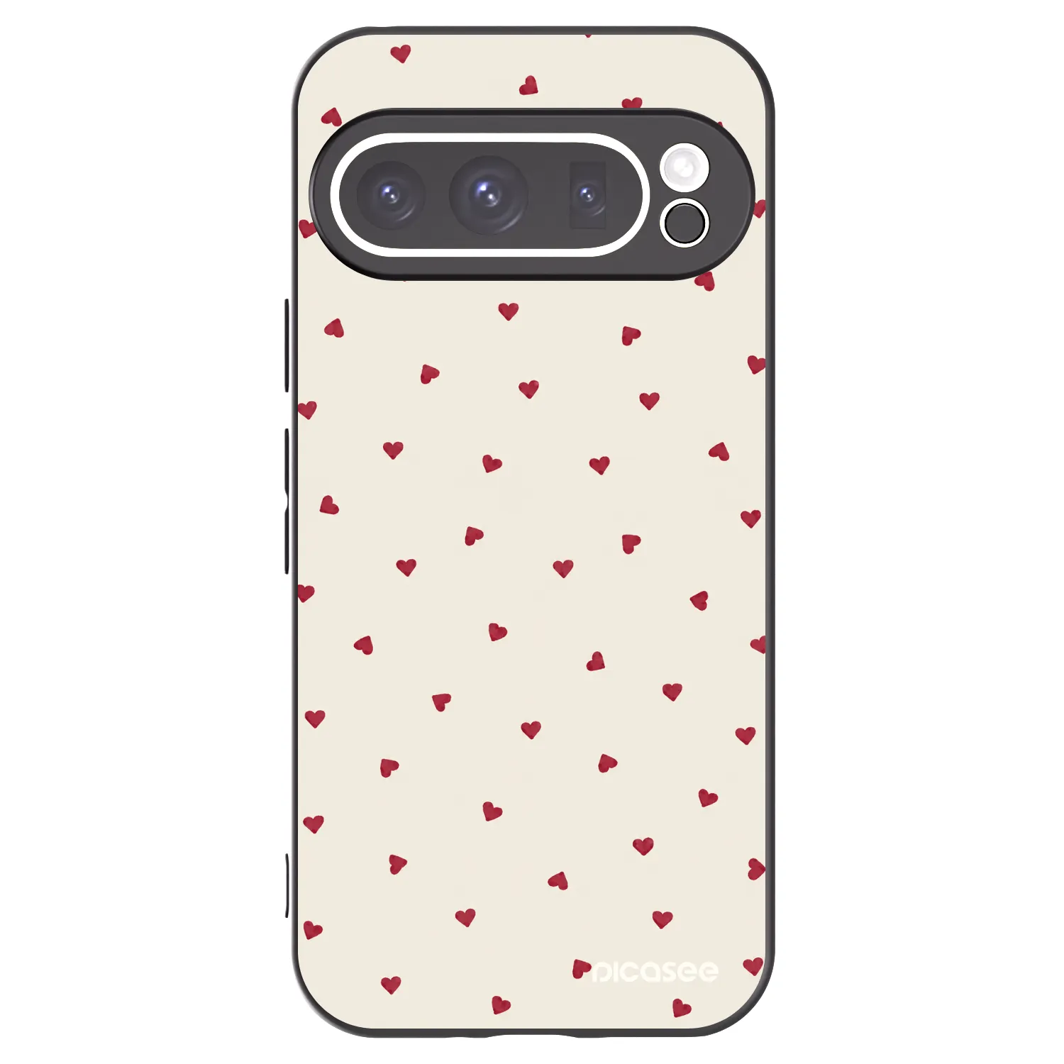 Picasee fekete szilikon tok az alábbi mobiltelefonokra Google Pixel 9 Pro - Little Love