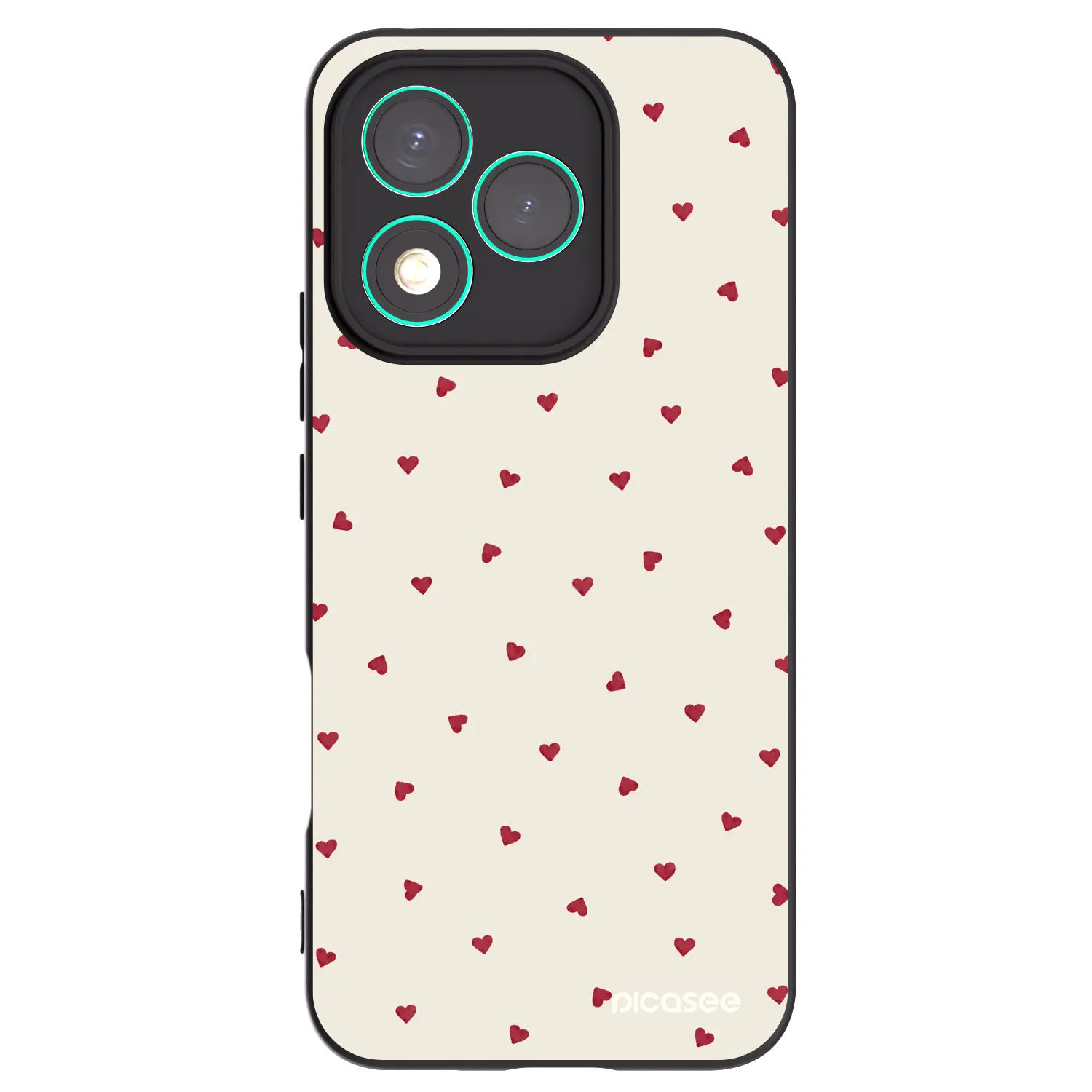 Picasee fekete szilikon tok az alábbi mobiltelefonokra Honor 400 Lite 5G - Little Love