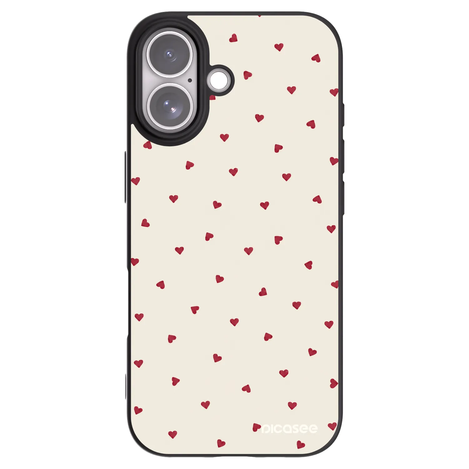 Picasee fekete szilikon tok az alábbi mobiltelefonokra Apple iPhone 17 - Little Love