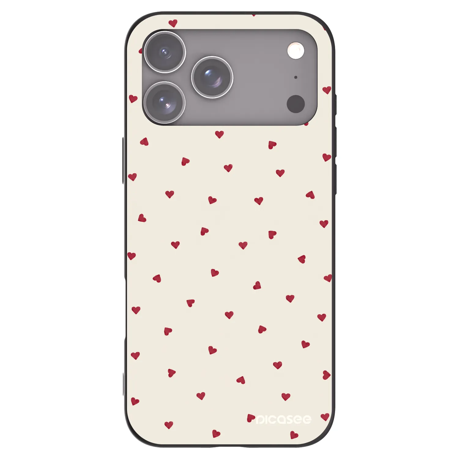 Picasee fekete szilikon tok az alábbi mobiltelefonokra Apple iPhone 17 Pro Max - Little Love