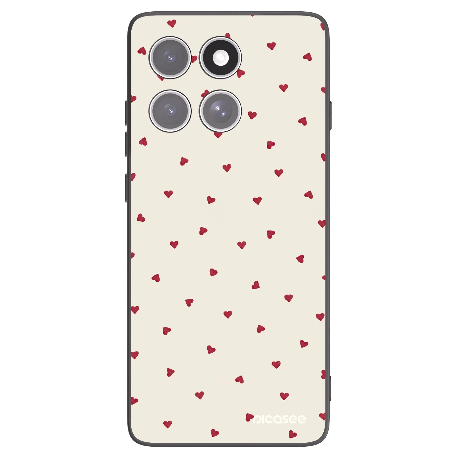 Picasee fekete szilikon tok az alábbi mobiltelefonokra Motorola Edge 60 Pro - Little Love