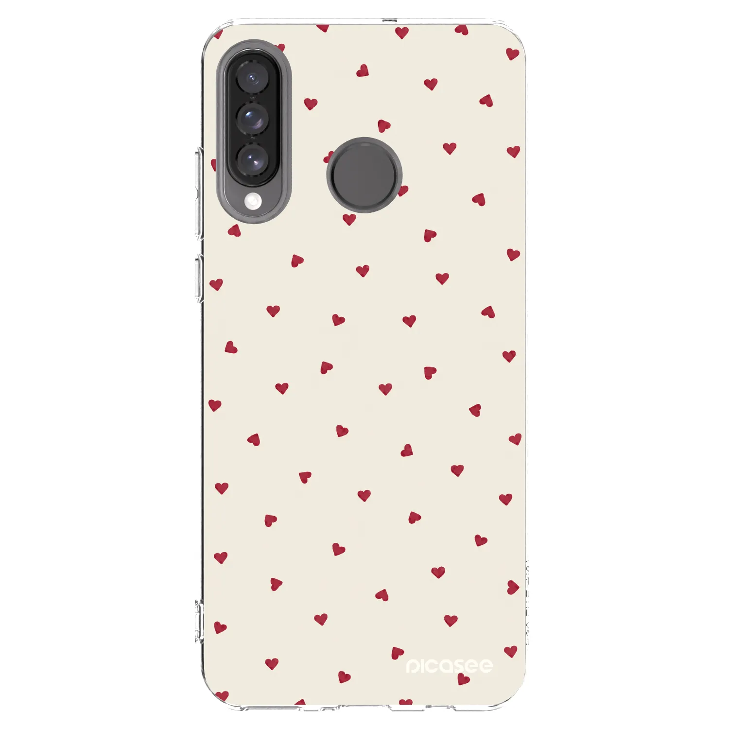 Picasee átlátszó szilikon tok az alábbi mobiltelefonokra Huawei P30 Lite - Little Love