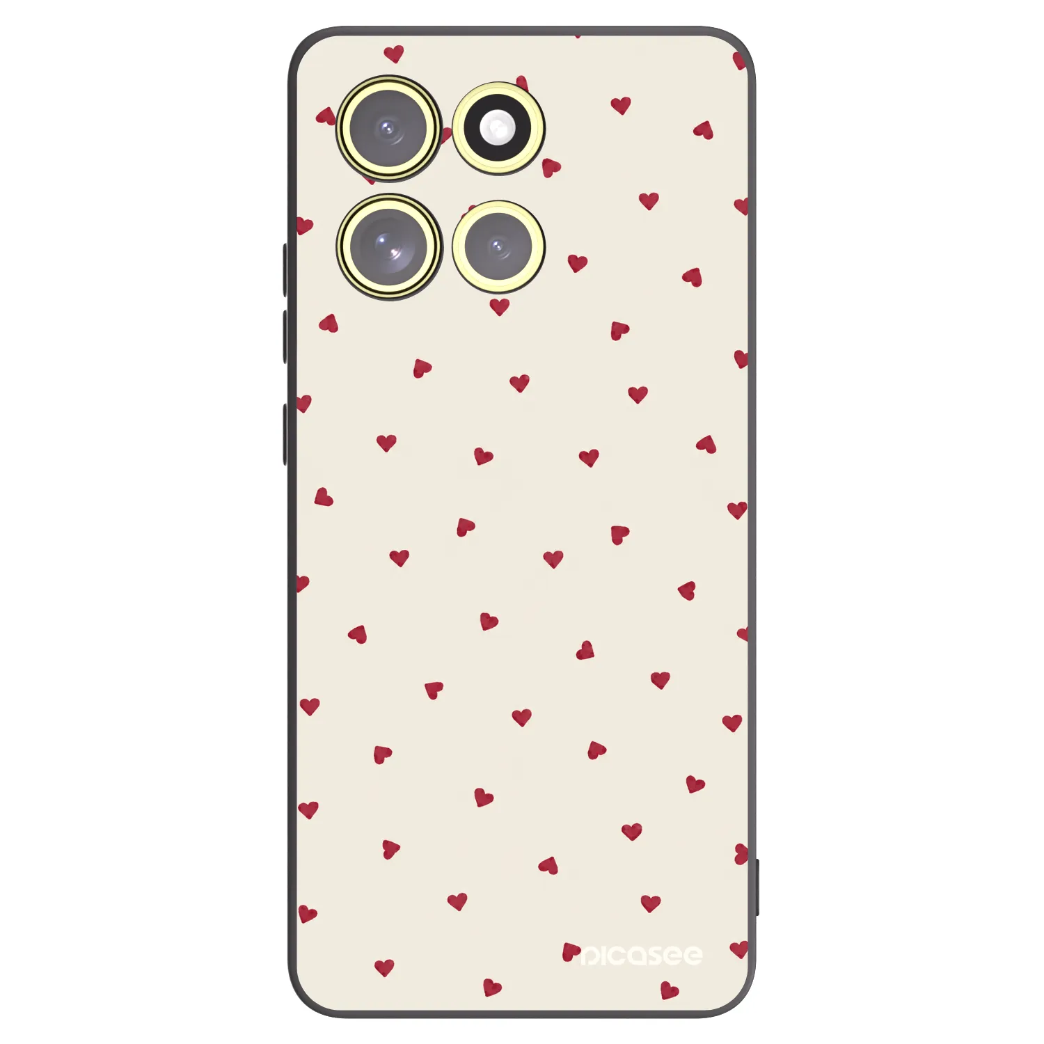 Picasee fekete szilikon tok az alábbi mobiltelefonokra Motorola Moto G86 Power 5G - Little Love