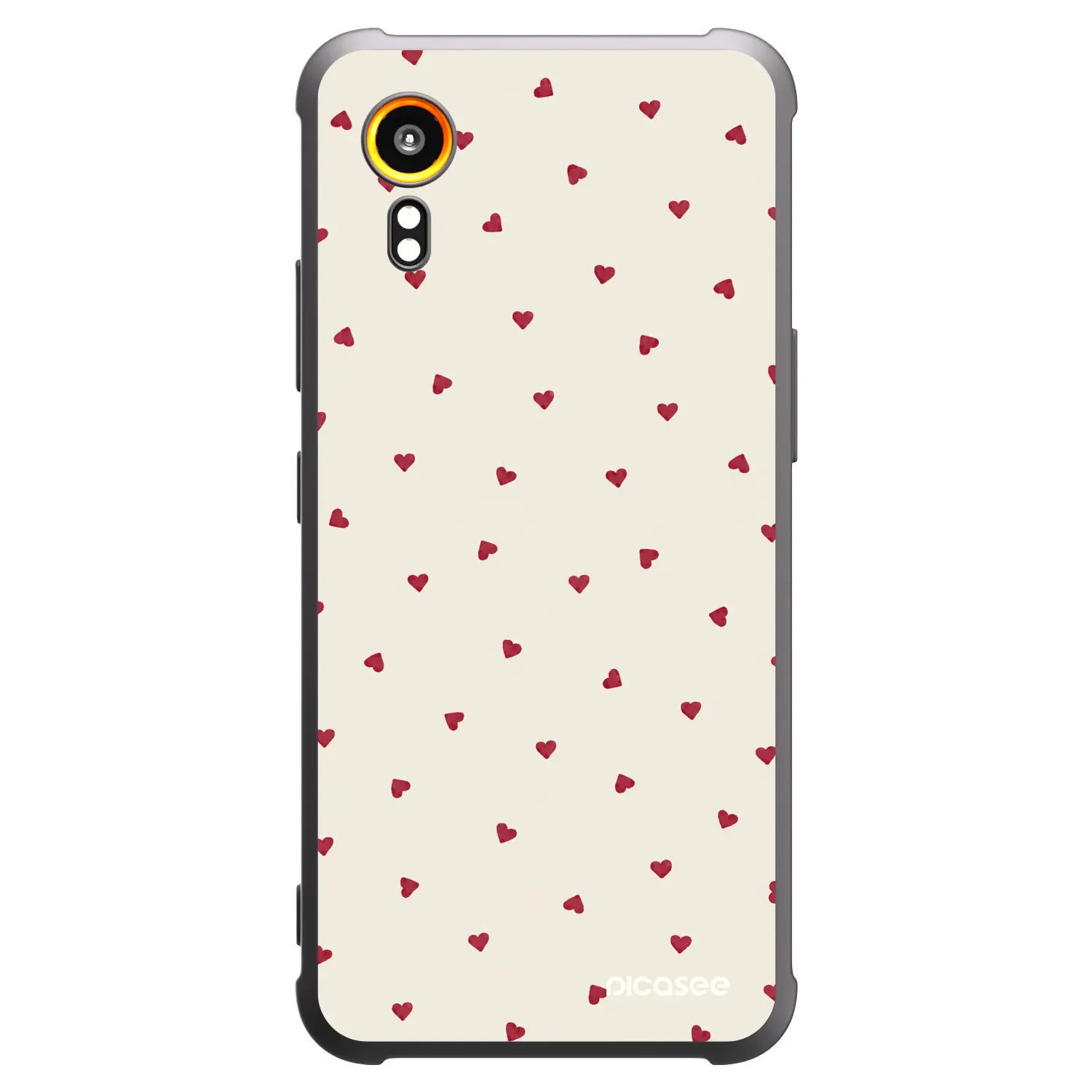 Picasee fekete szilikon tok az alábbi mobiltelefonokra Samsung Galaxy XCover 7 - Little Love