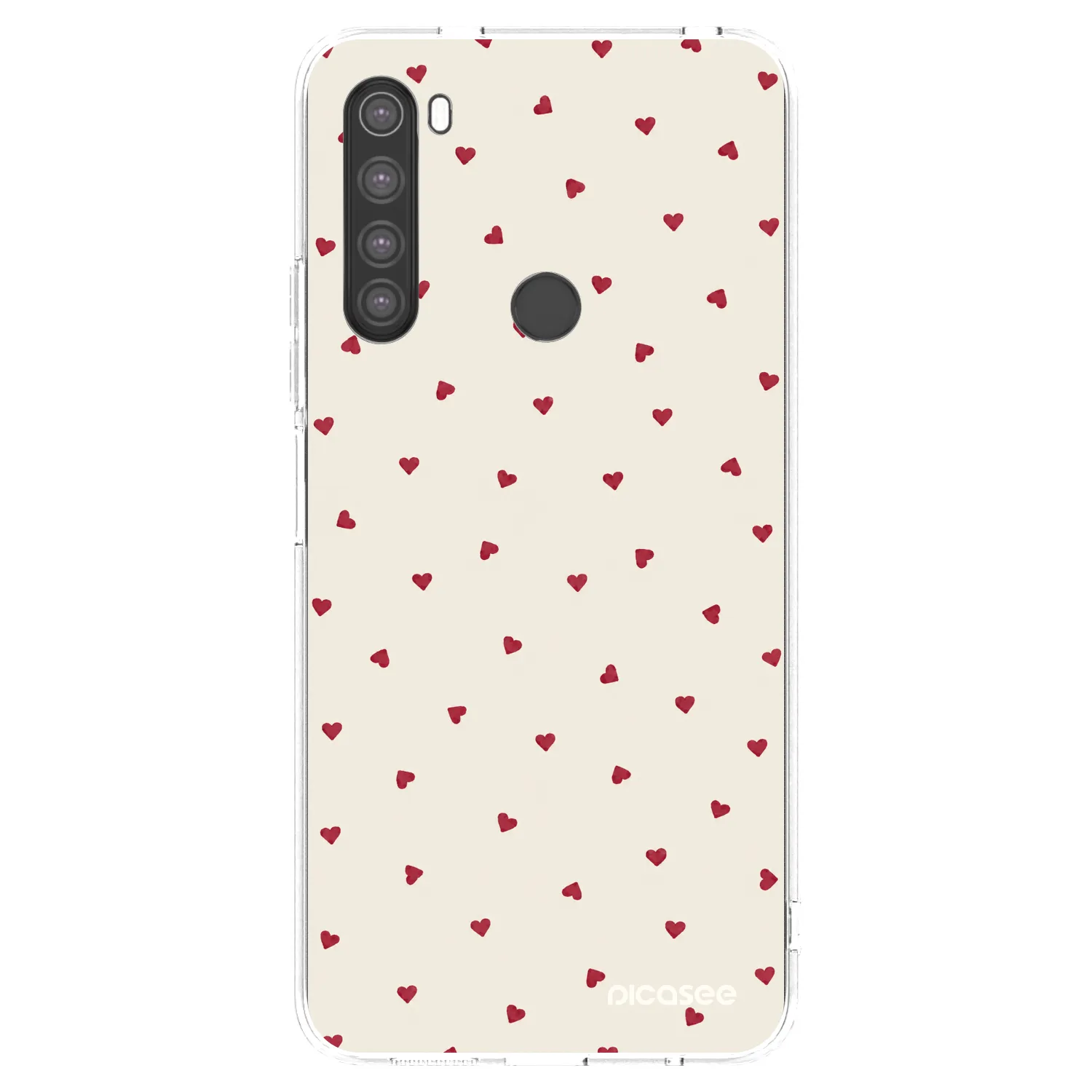 Picasee átlátszó szilikon tok az alábbi mobiltelefonokra Xiaomi Redmi Note 8 - Little Love