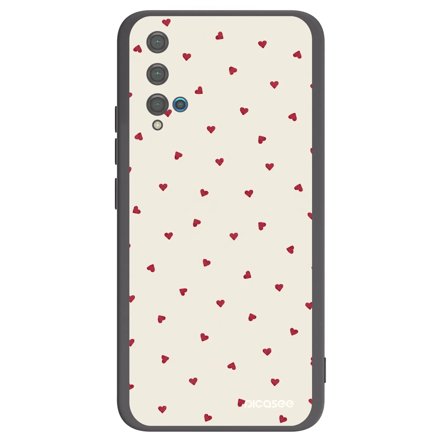 Picasee fekete szilikon tok az alábbi mobiltelefonokra Huawei Nova 5T - Little Love