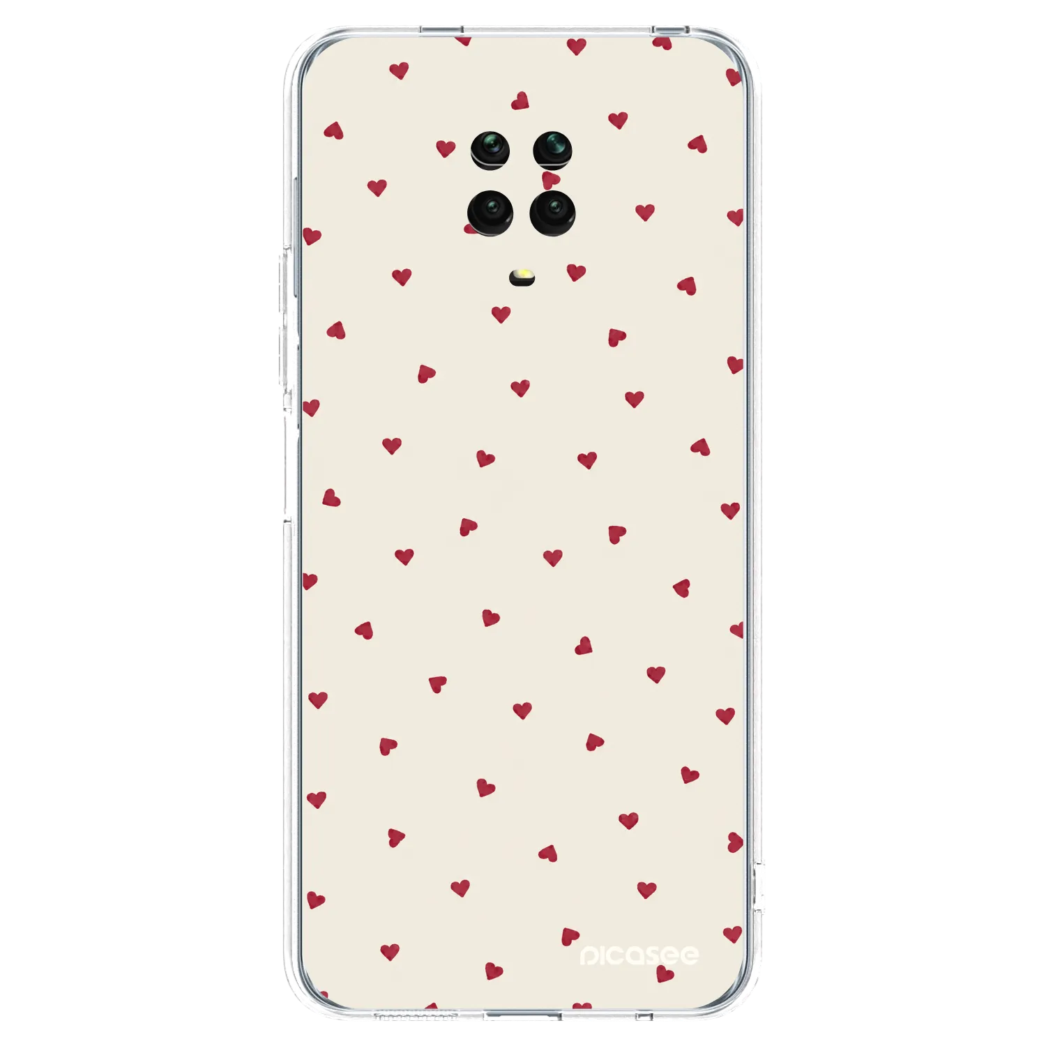 Picasee átlátszó szilikon tok az alábbi mobiltelefonokra Xiaomi Redmi Note 9S - Little Love