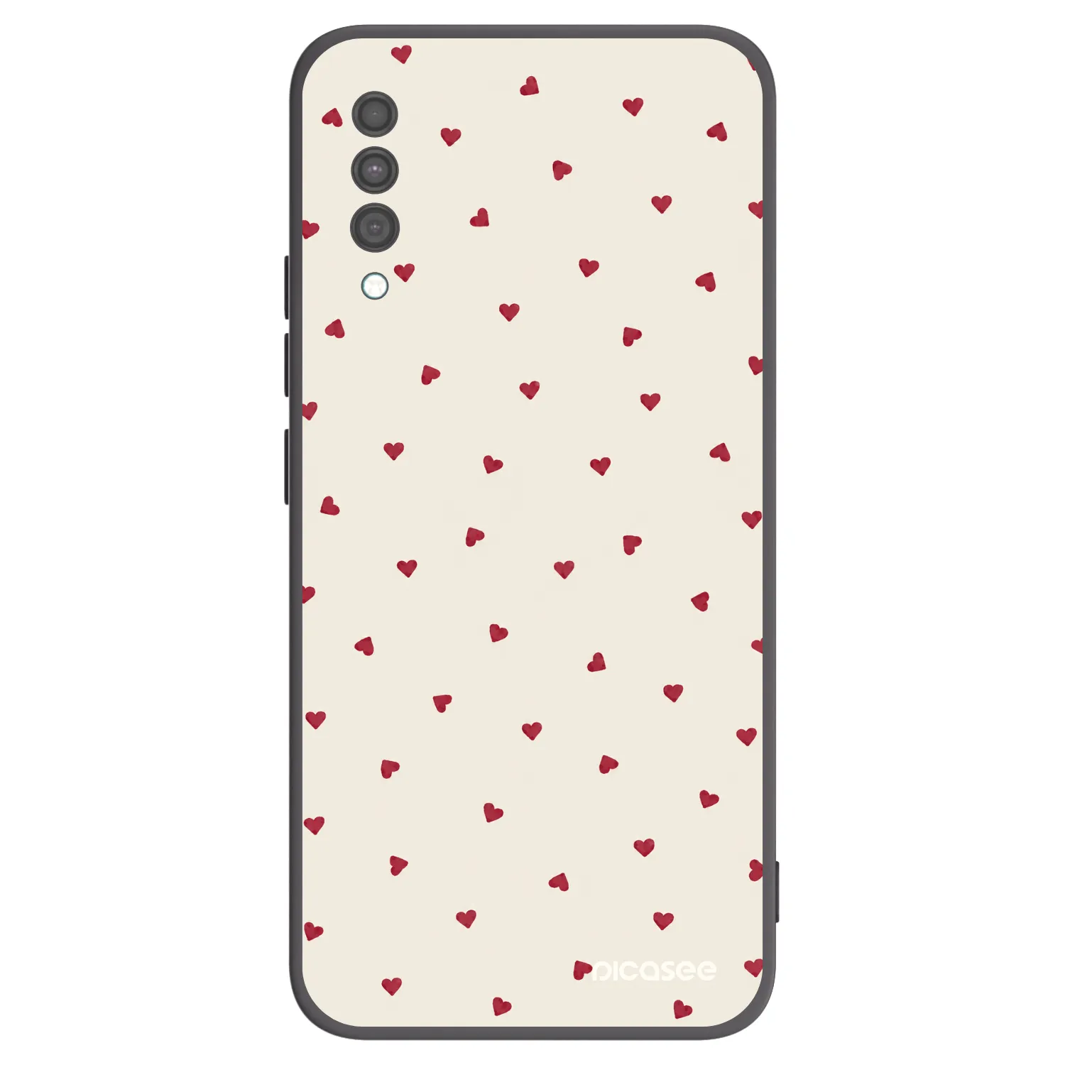 Picasee fekete szilikon tok az alábbi mobiltelefonokra Samsung Galaxy A30s A307F - Little Love